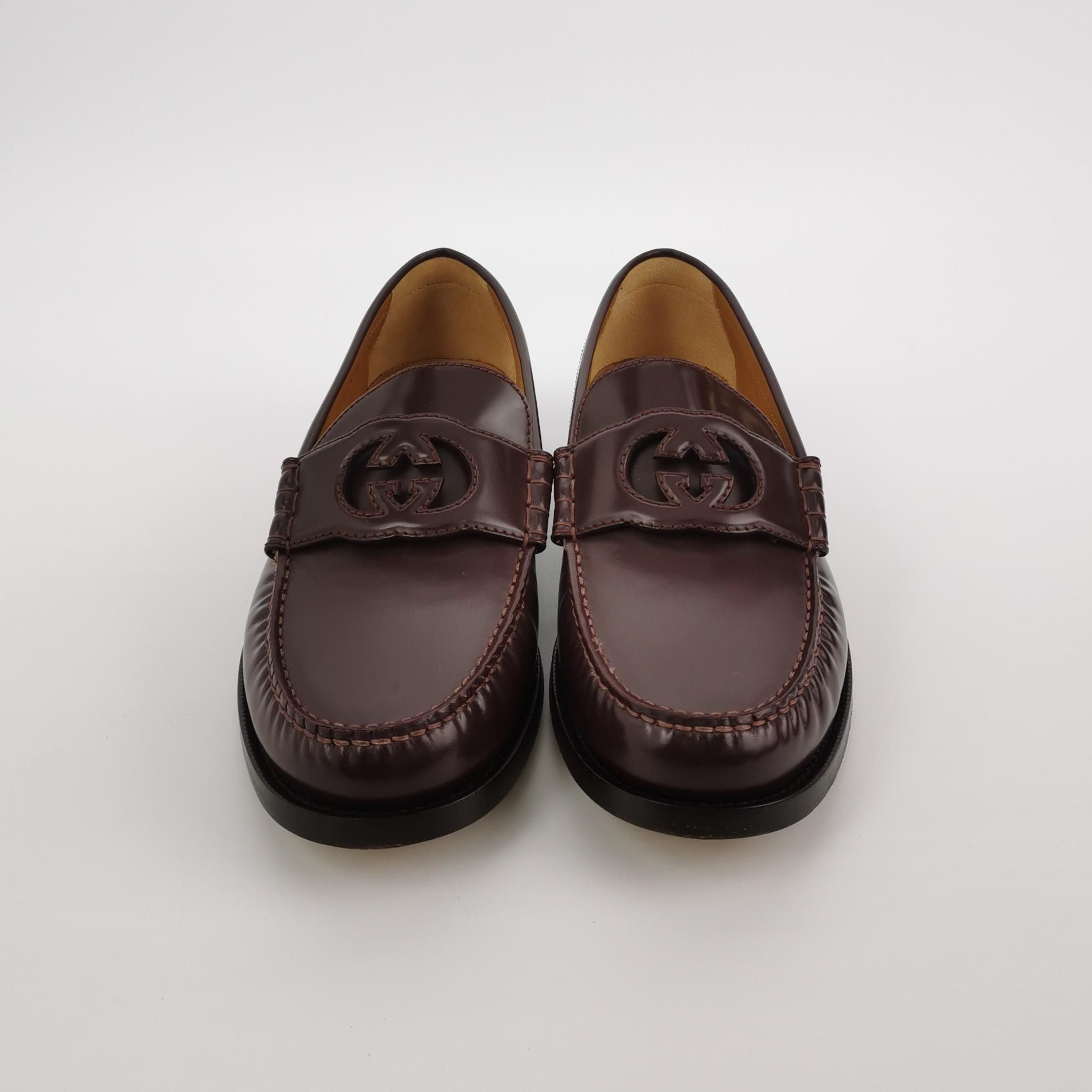 Gucci Gucci Interlocking G Leather Loafers Size 8.5 Size US 9 / EU 42 - 4 Thumbnail