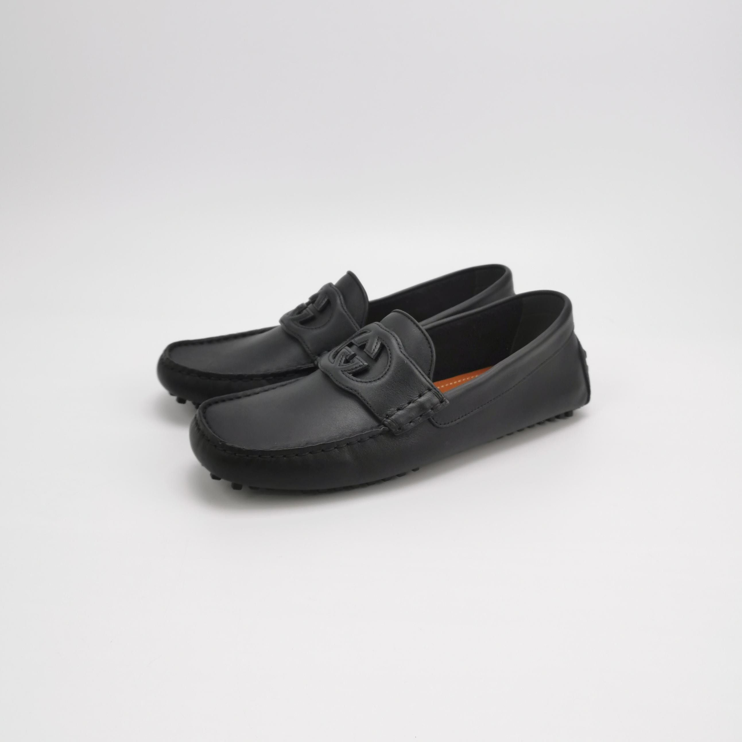 Gucci Gucci Interlocking G Leather Driving Shoes Size 5 Size US 6 / EU 39 - 3 Thumbnail