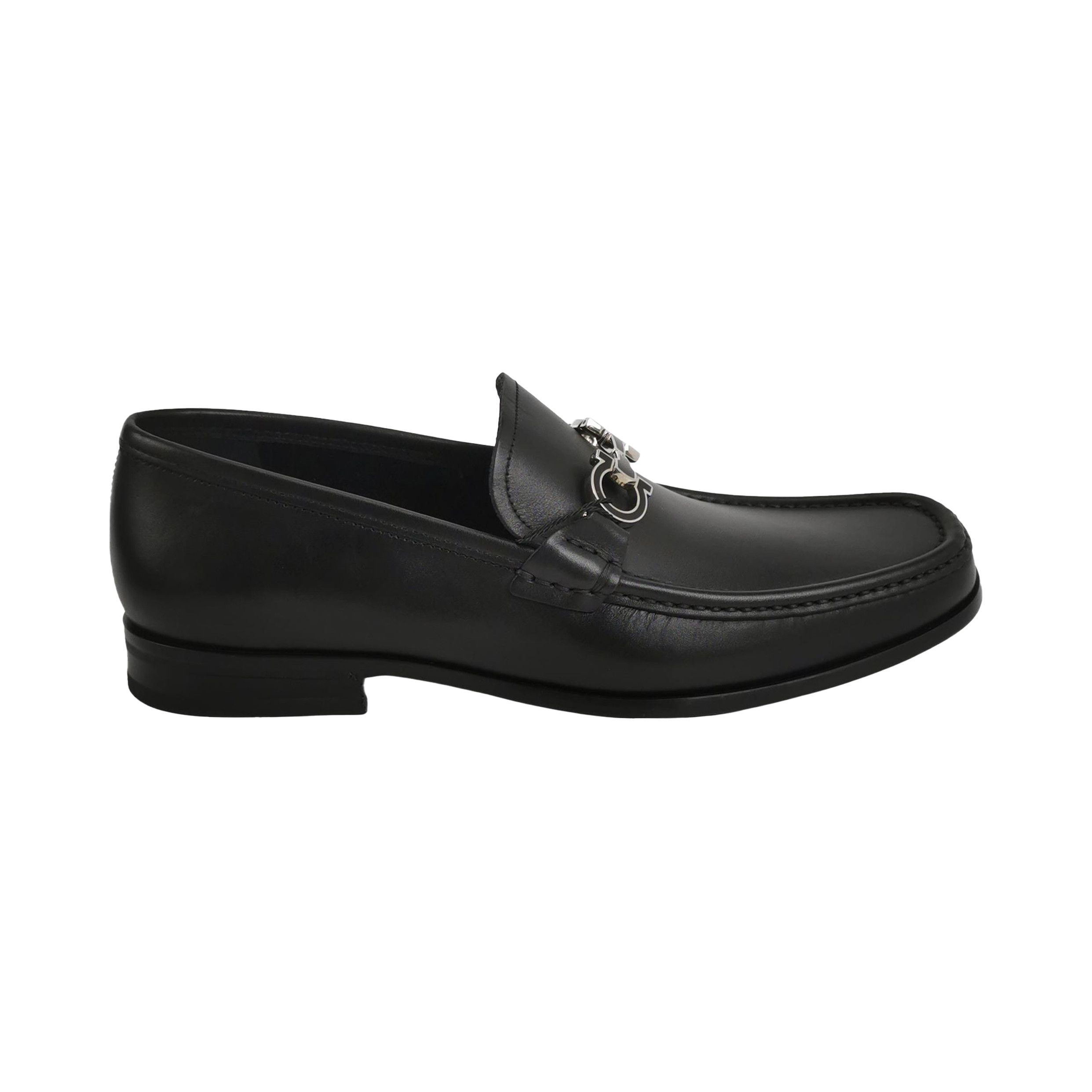 Salvatore Ferragamo Salvatore Ferragamo Gancini Leather Loafers Size 9 Size US 9 / EU 42 - 2 Thumbnail