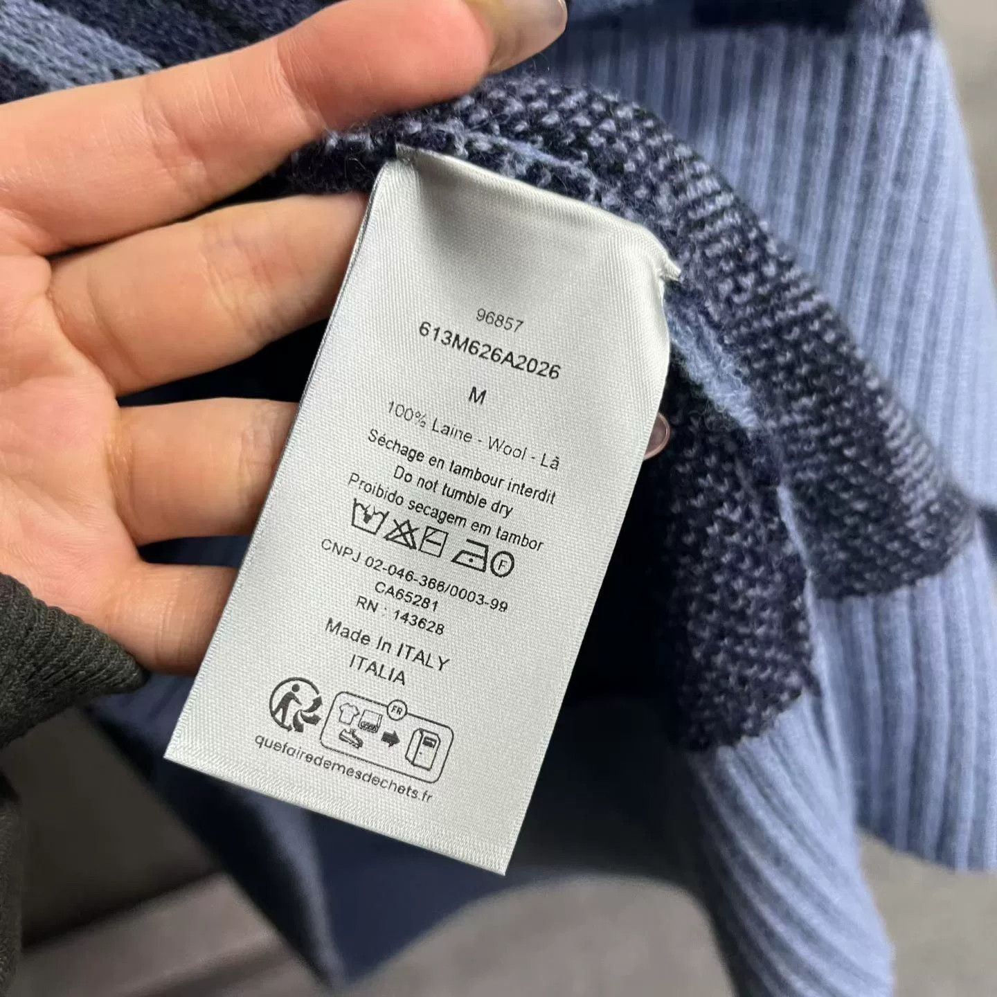 Dior Dior Printed Sweater m Men Size US M / EU 48-50 / 2 - 5 Thumbnail