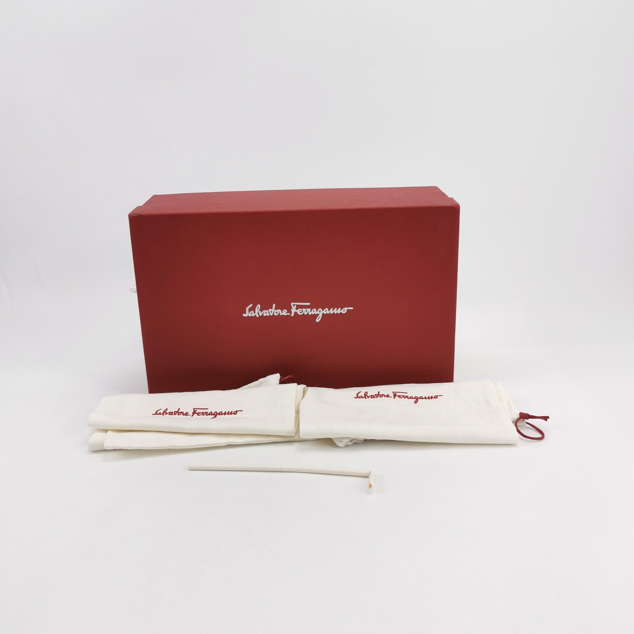 Salvatore Ferragamo Salvatore Ferragamo Gancini Leather Drivers 39.5 Size US 6 / EU 39 - 7 Thumbnail