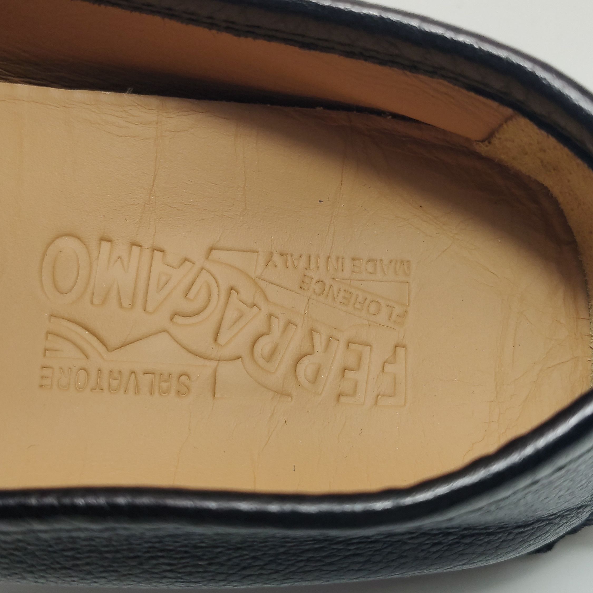 Salvatore Ferragamo Salvatore Ferragamo Gancini Leather Drivers 39.5 Size US 6 / EU 39 - 11 Thumbnail