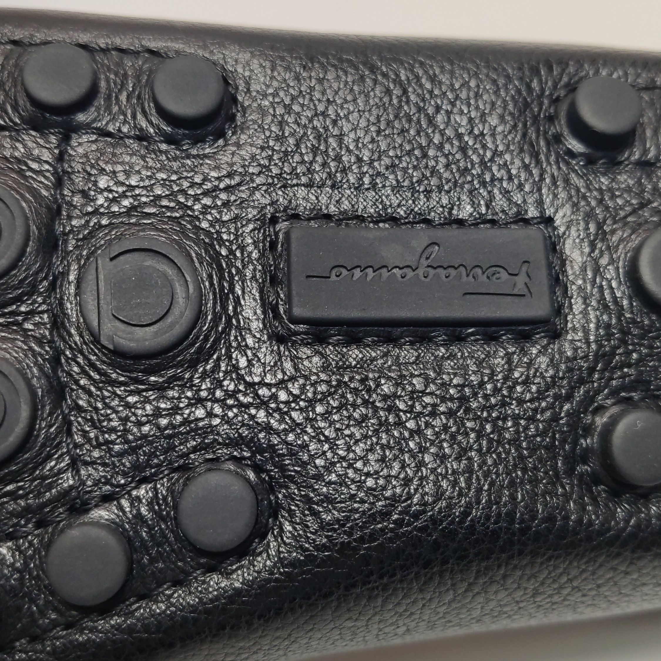 Salvatore Ferragamo Salvatore Ferragamo Gancini Leather Drivers 39.5 Size US 6 / EU 39 - 9 Thumbnail