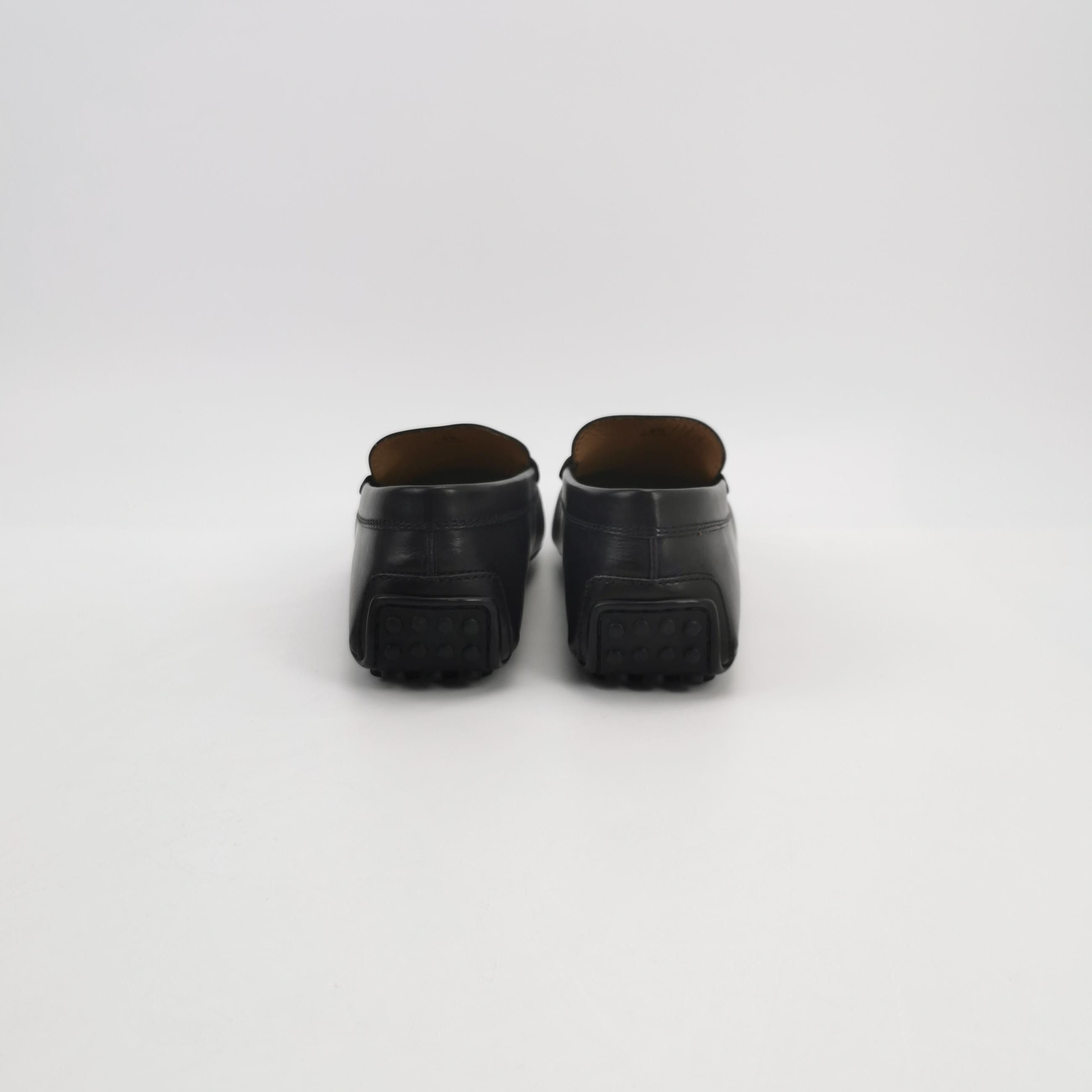 Tod's Tod's Black Leather Gommino Driving Shoes EU 42.5 Size US 9 / EU 42 - 5 Thumbnail