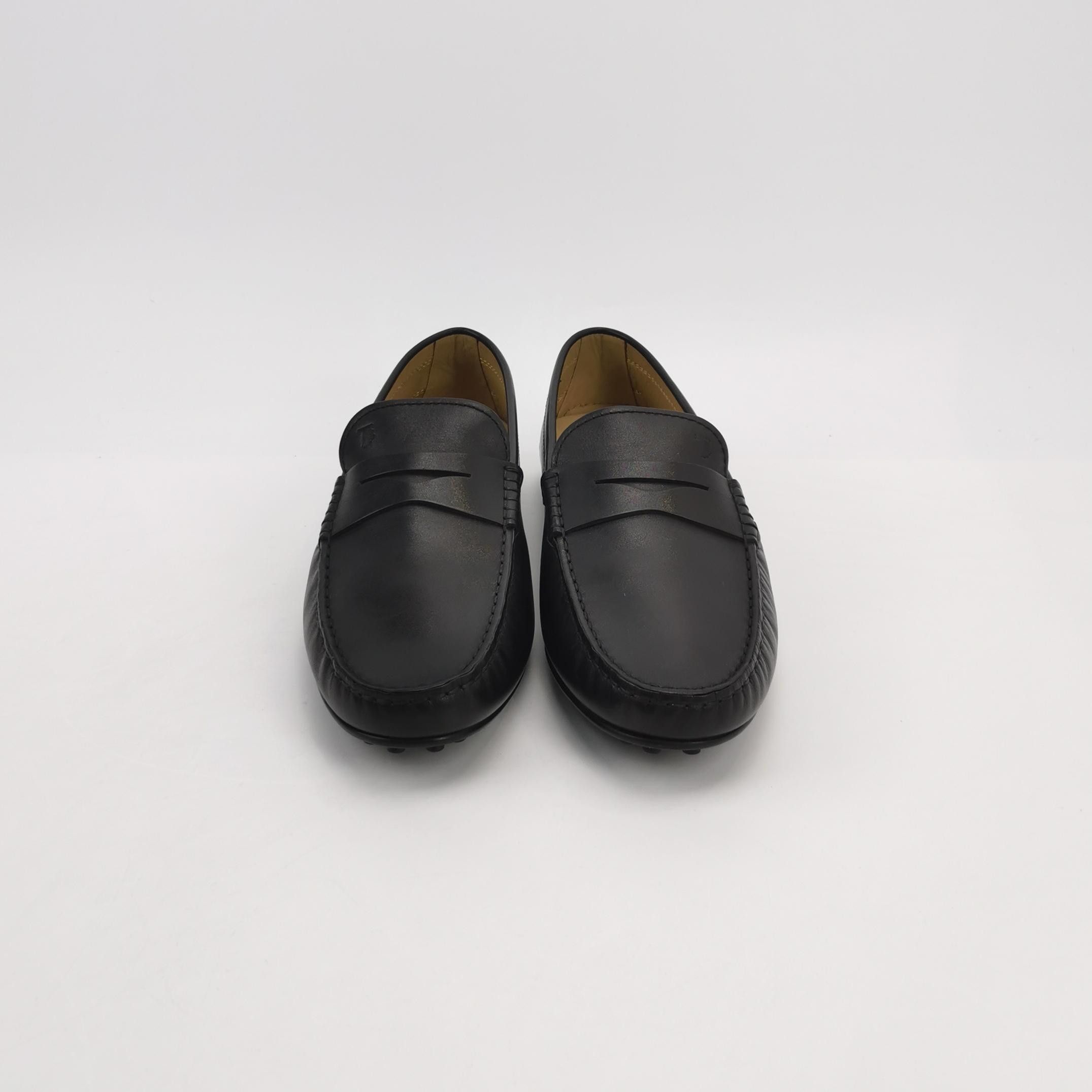 Tod's Tod's Black Leather Gommino Driving Shoes EU 42.5 Size US 9 / EU 42 - 4 Thumbnail