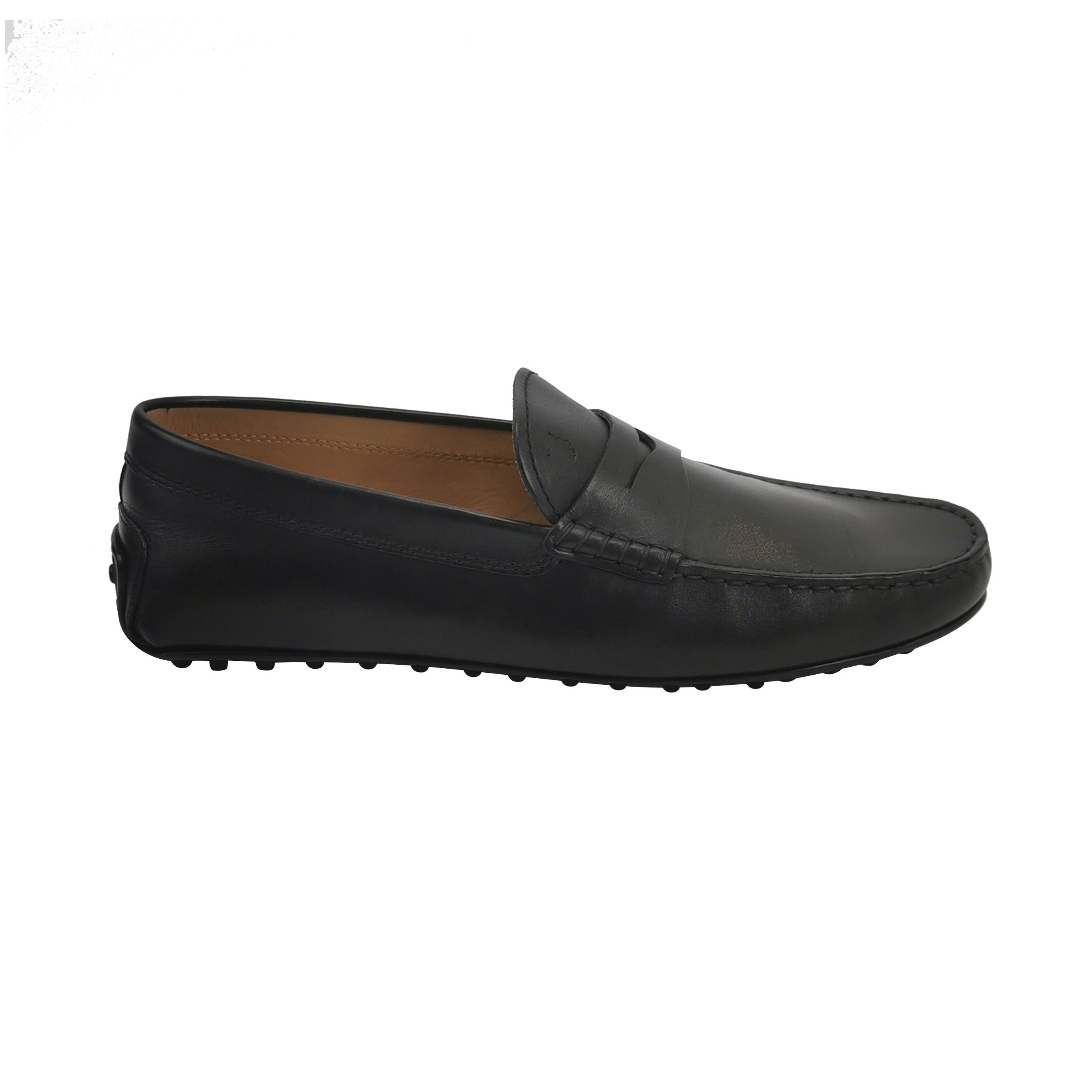 Tod's Tod's Black Leather Gommino Driving Shoes EU 42.5 Size US 9 / EU 42 - 2 Thumbnail