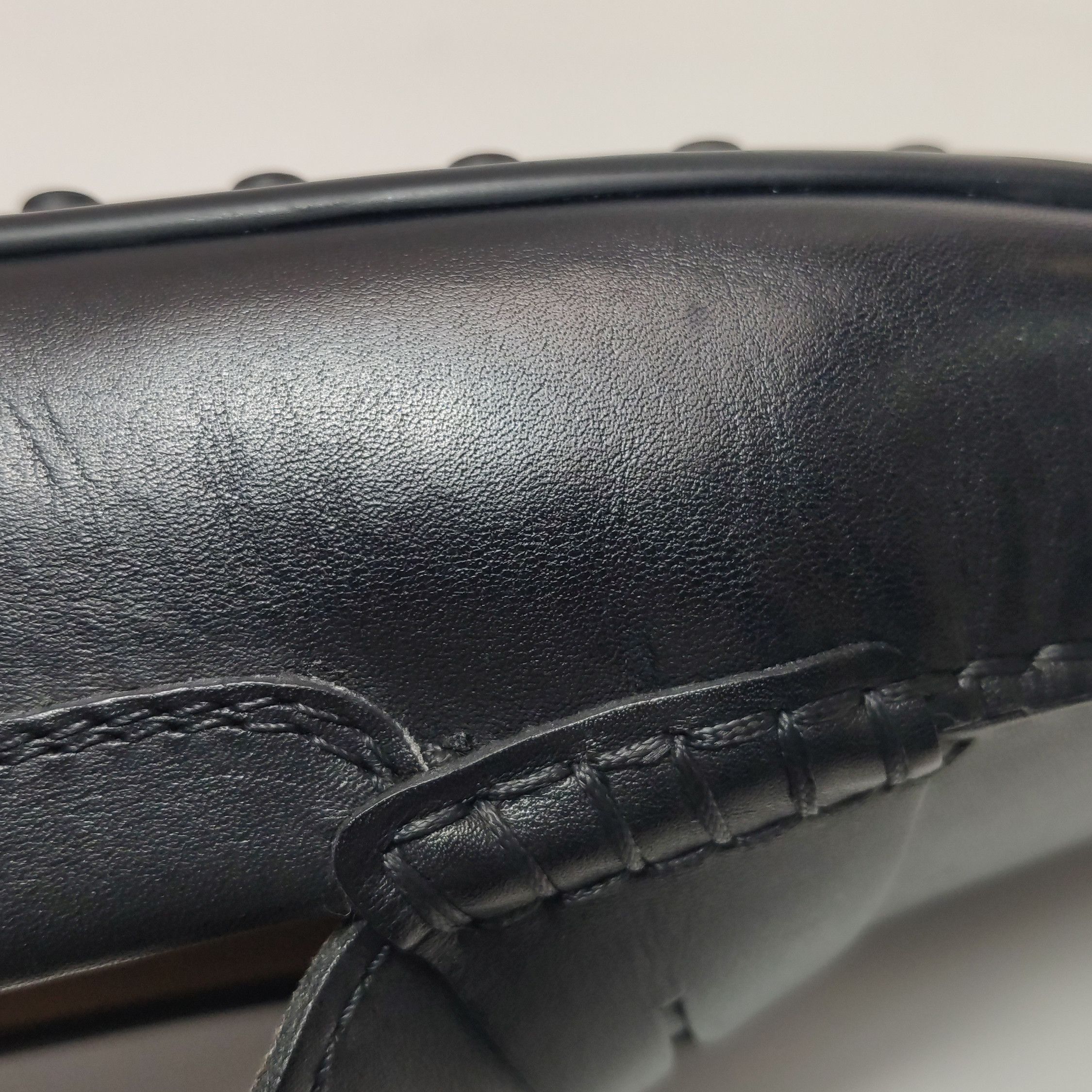 Tod's Tod's Black Leather Gommino Driving Shoes EU 42.5 Size US 9 / EU 42 - 13 Thumbnail