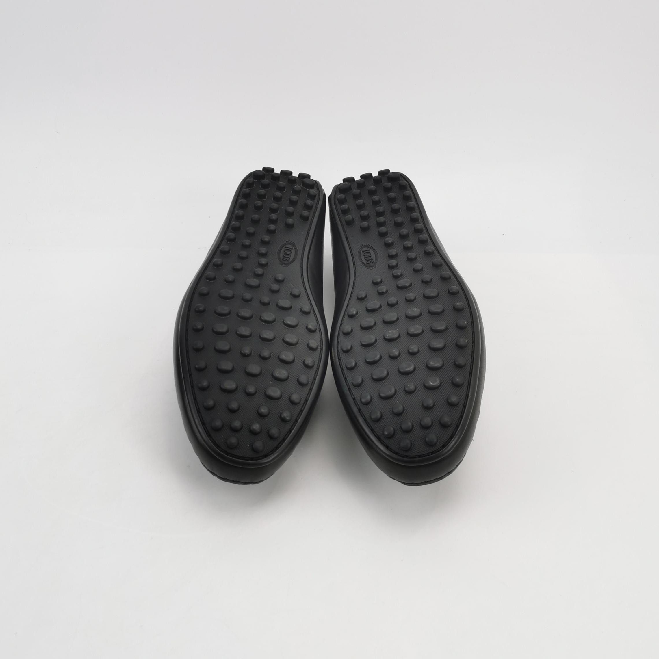 Tod's Tod's Black Leather Gommino Driving Shoes EU 42.5 Size US 9 / EU 42 - 6 Thumbnail