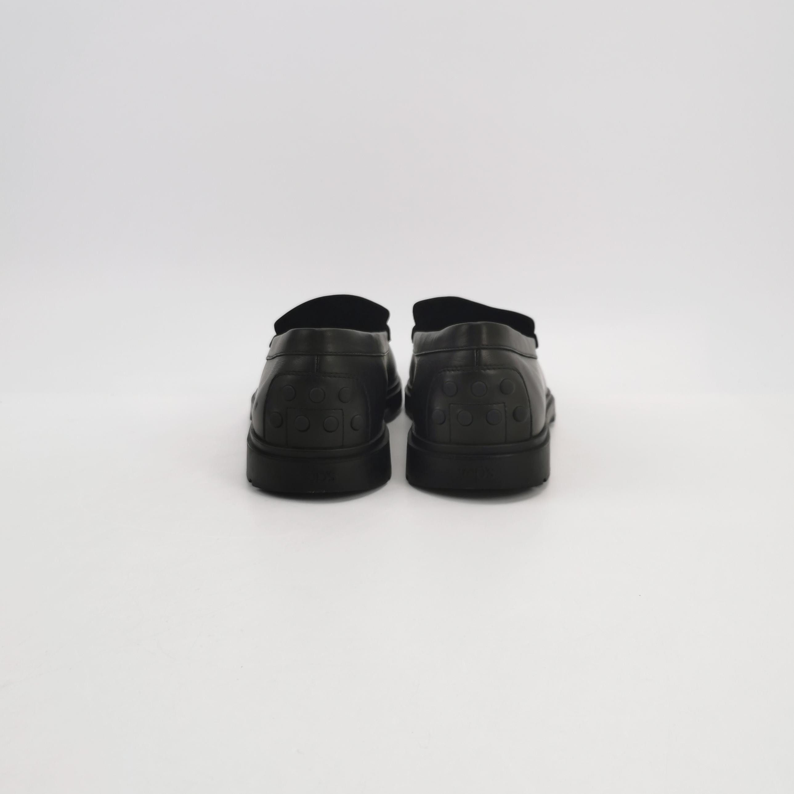 Tod's Tod's Black Leather Penny Loafers 42 Size US 9 / EU 42 - 5 Thumbnail