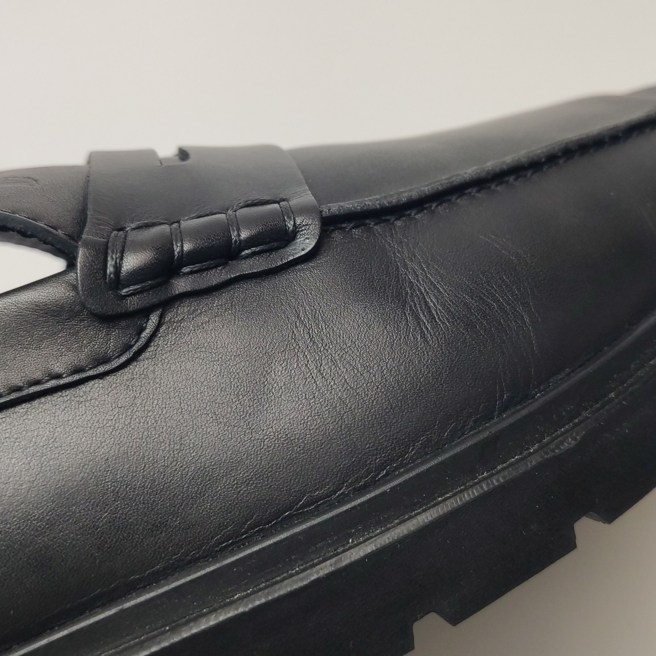 Tod's Tod's Black Leather Penny Loafers 42 Size US 9 / EU 42 - 11 Thumbnail