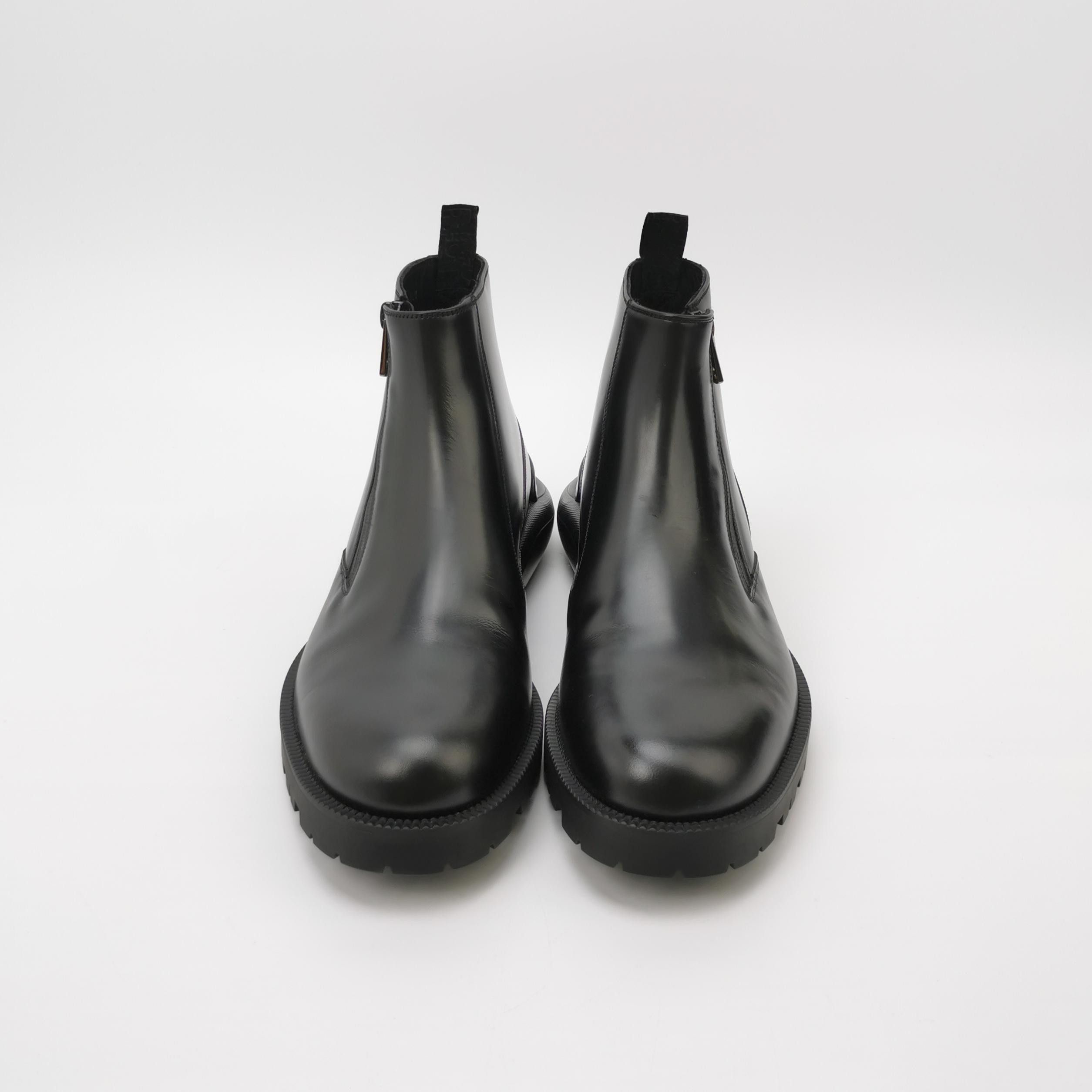 Dior Dior Black Leather Zip Boots 42 Size US 9 / EU 42 - 4 Thumbnail