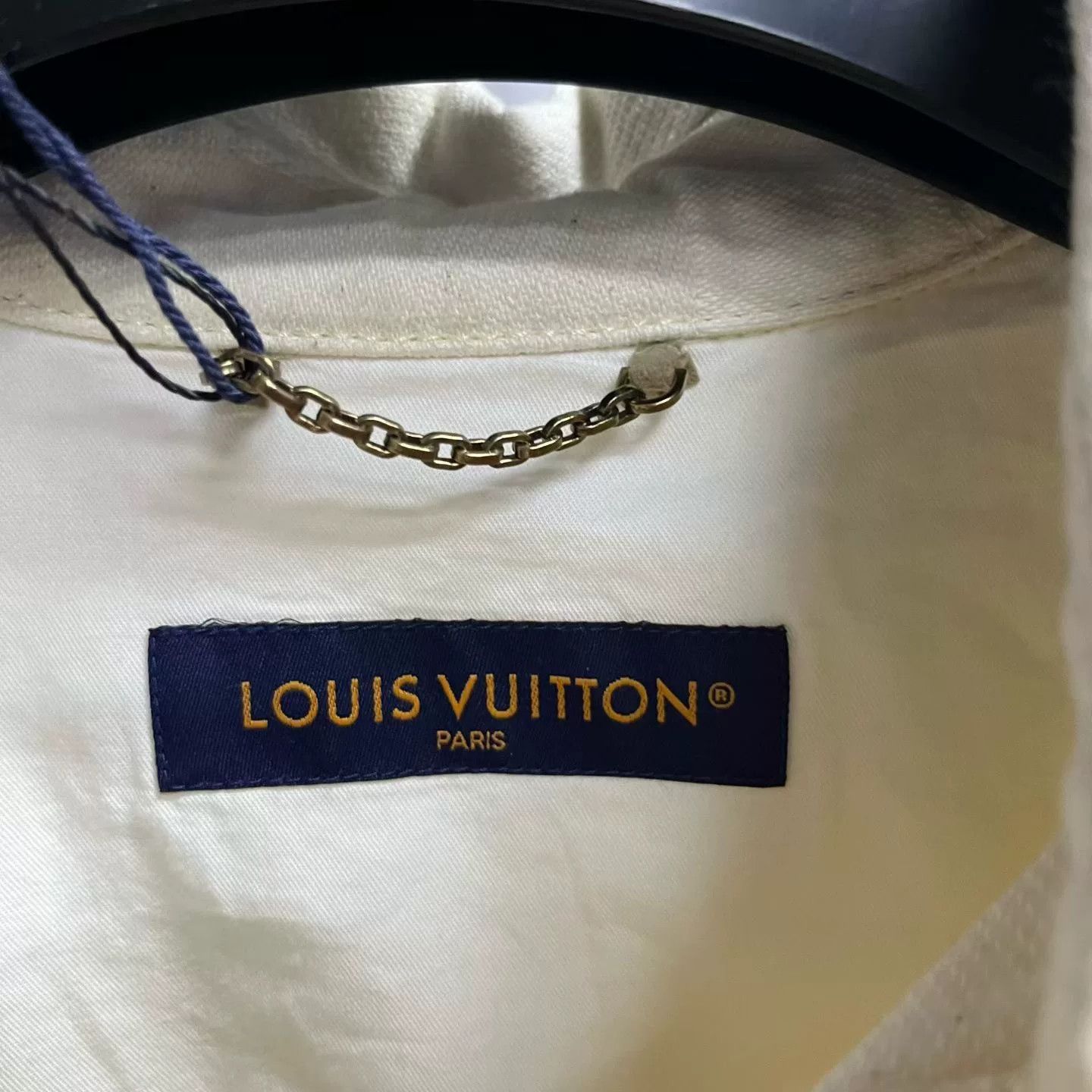 Louis Vuitton Louis Vuitton Embroidered Plaid Beige Shirt s Men Size US S / EU 44-46 / 1 - 4 Thumbnail