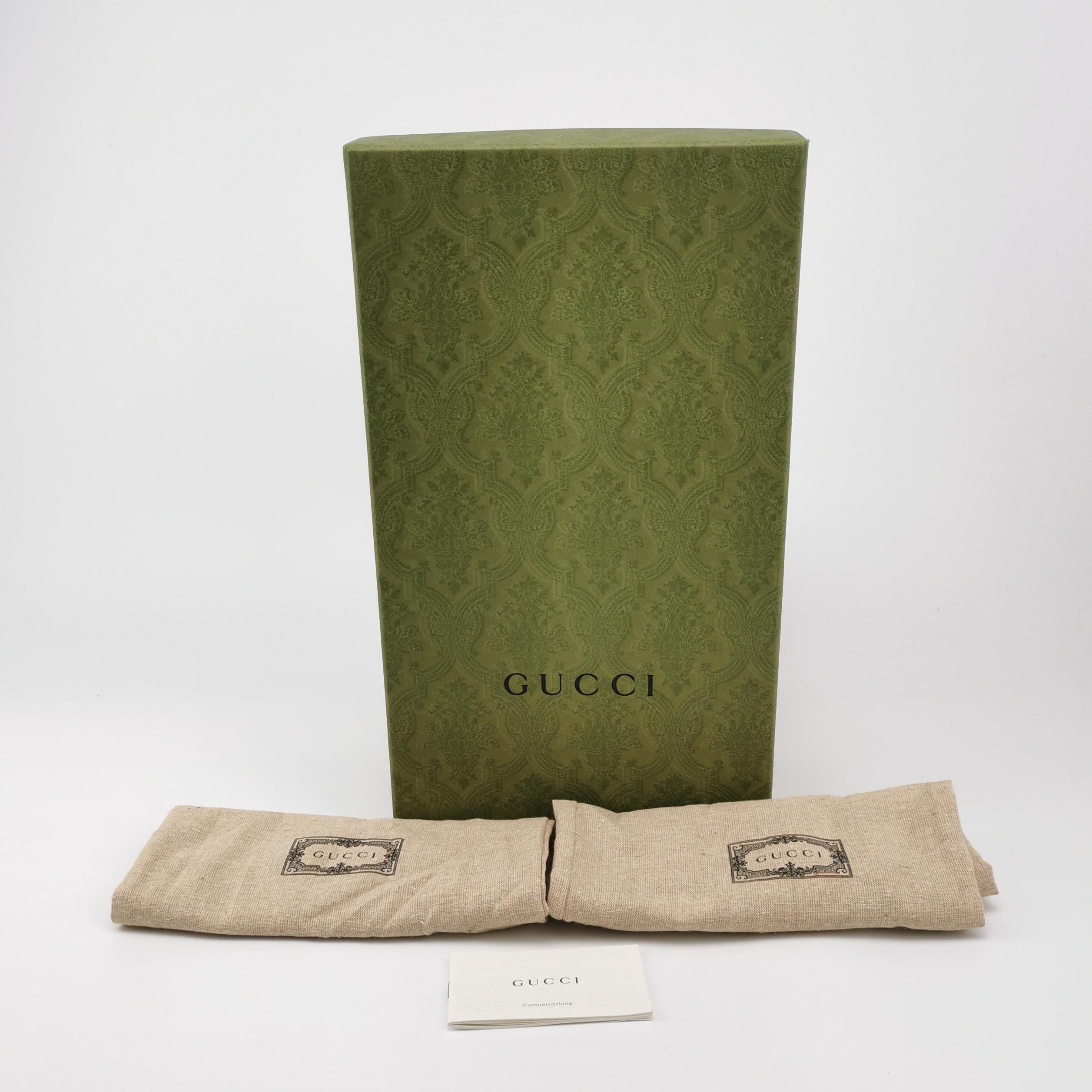 Gucci Gucci Interlocking G Logo Leather Loafers EU 39 Size US 6 / EU 39 - 7 Thumbnail