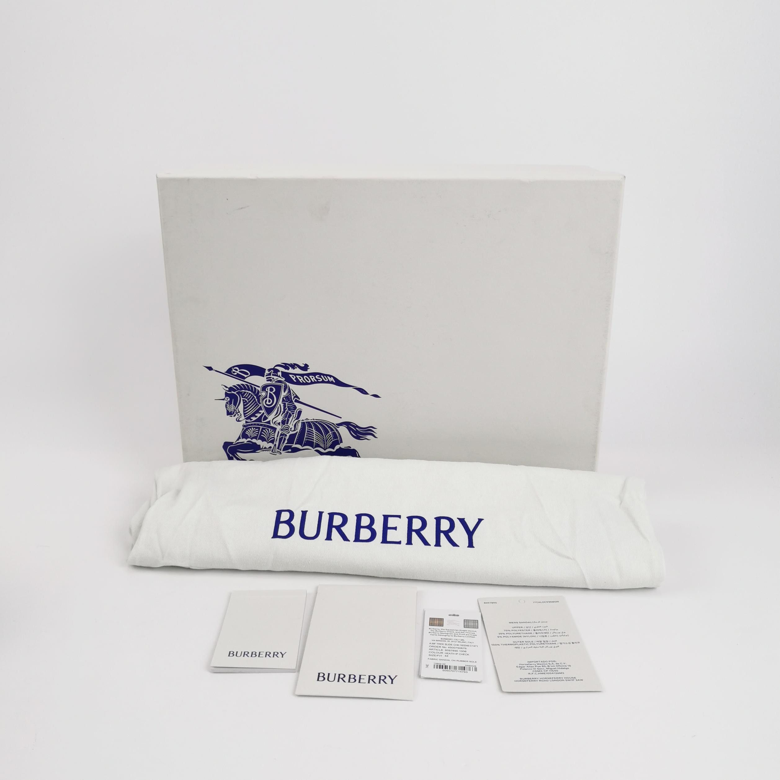 Burberry Burberry Trek Check Pattern Slides EU 44 Size US 11 / EU 44 - 7 Thumbnail