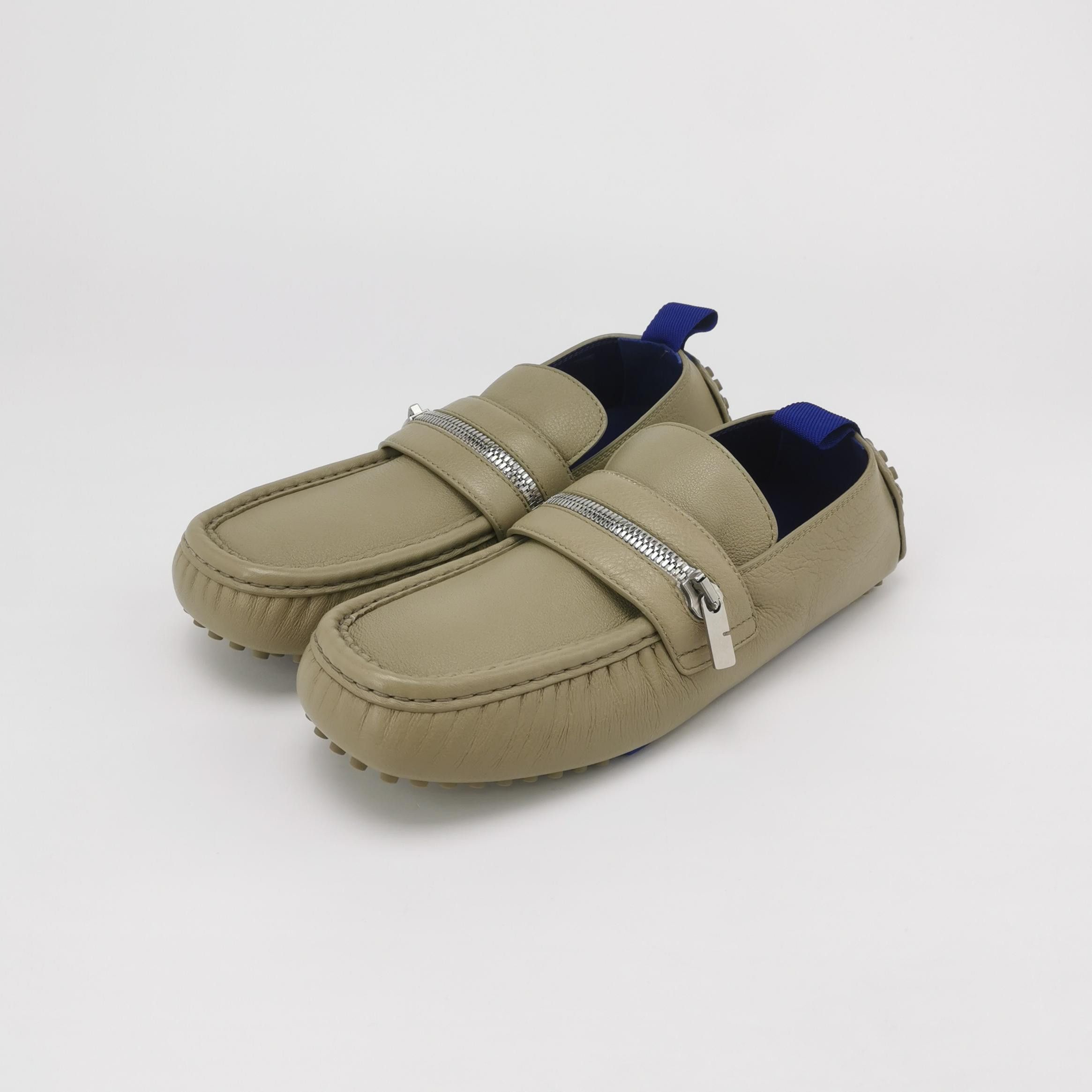 Burberry Burberry Zipper Detail Leather Driving Shoes 41.5 Size US 8 / EU 41 - 3 Thumbnail