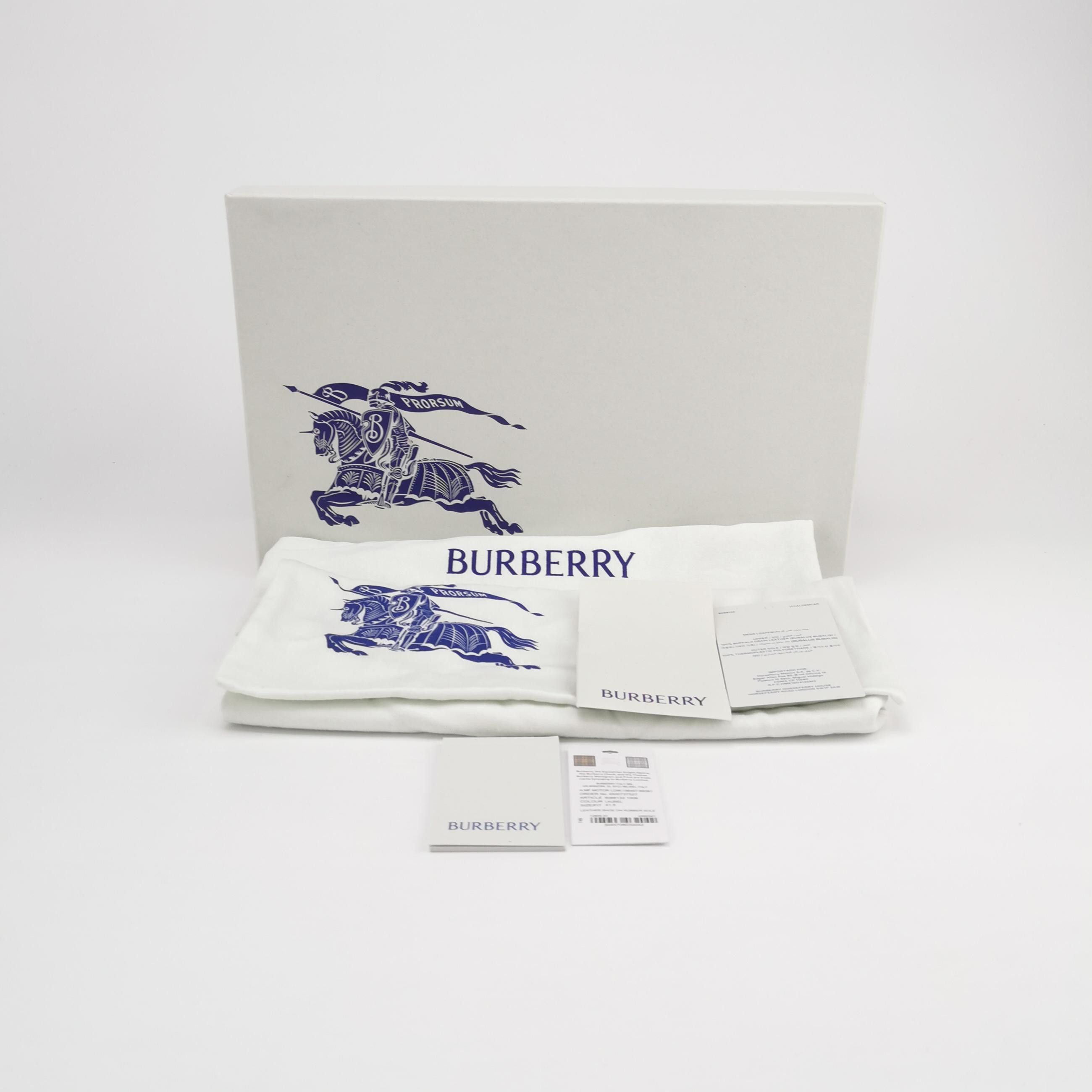 Burberry Burberry Zipper Detail Leather Driving Shoes 41.5 Size US 8 / EU 41 - 7 Thumbnail