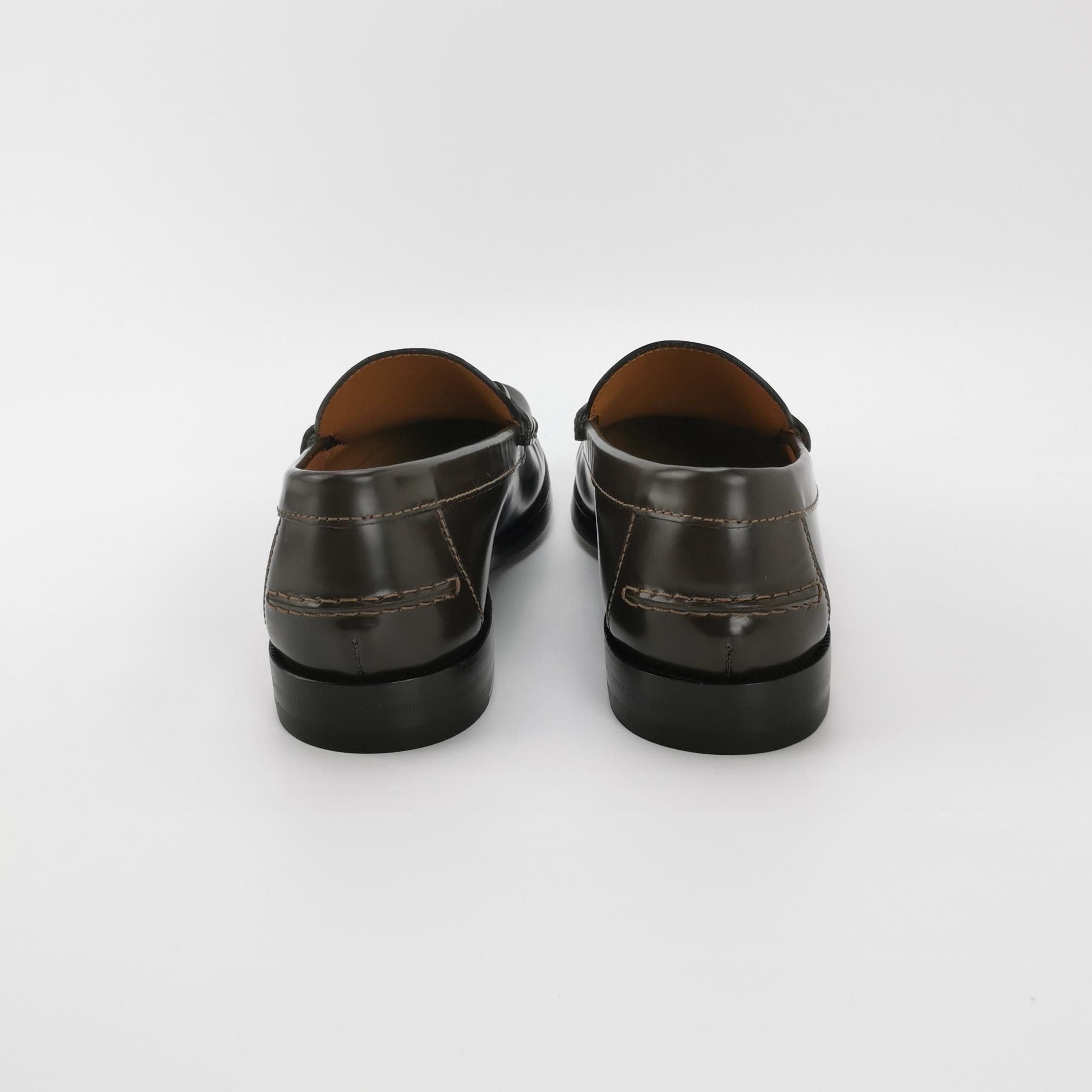 Gucci Gucci Leather Horsebit Loafers 7 Size US 8 / EU 41 - 5 Thumbnail