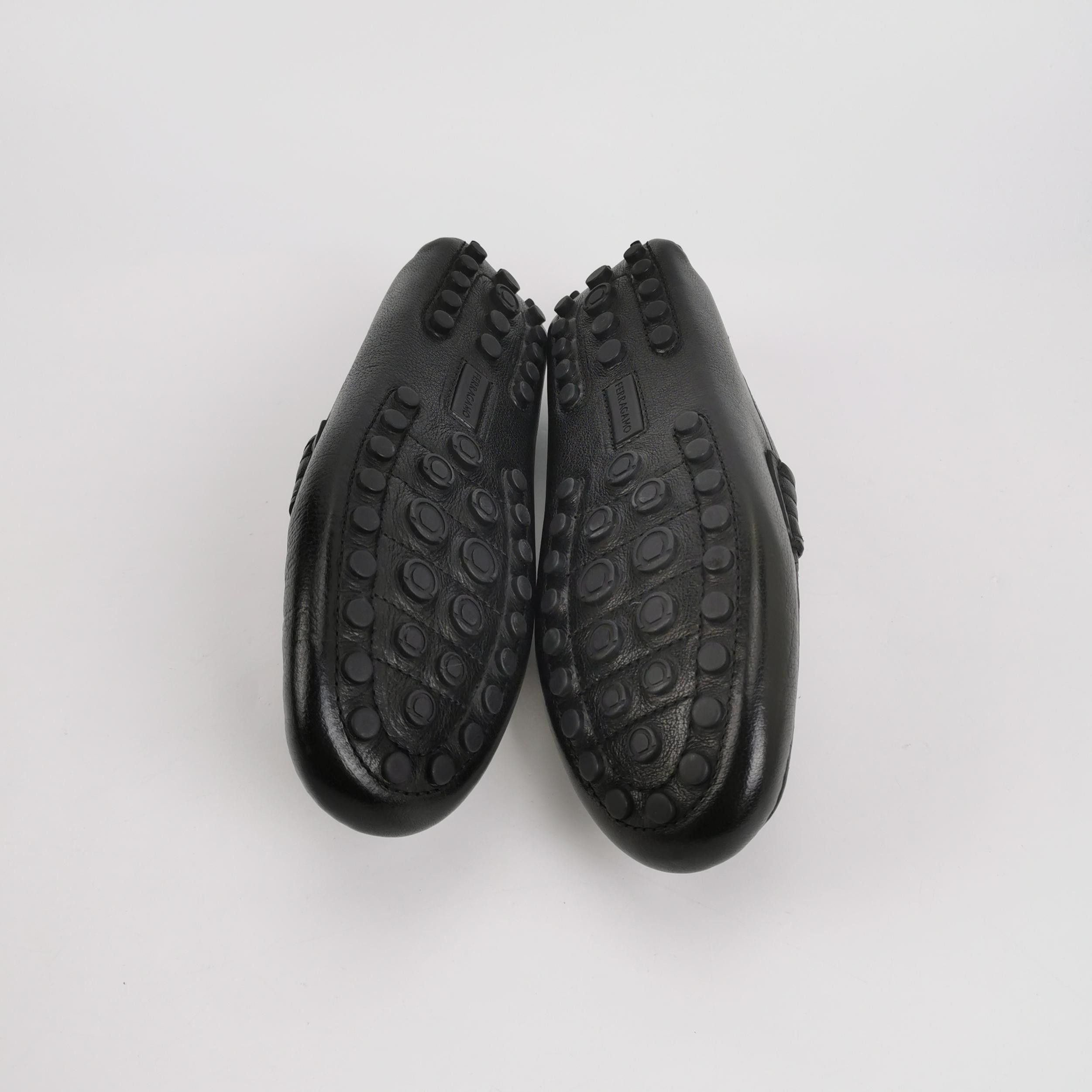 Salvatore Ferragamo Salvatore Ferragamo Gancini Bit Driving Shoes EU 39.5 Size US 6 / EU 39 - 6 Thumbnail