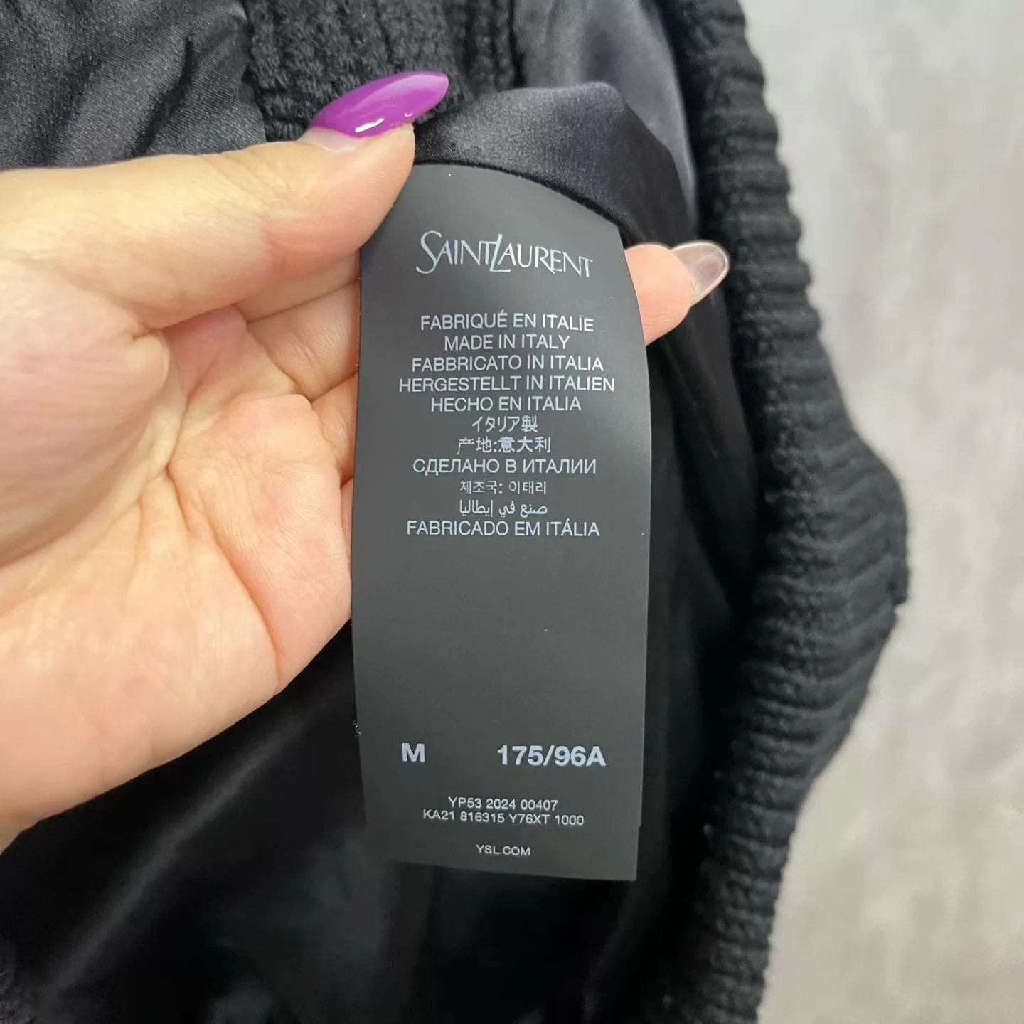 Saint Laurent Paris Saint Laurent Paris Black Light Jacket m Men Size US M / EU 48-50 / 2 - 5 Thumbnail