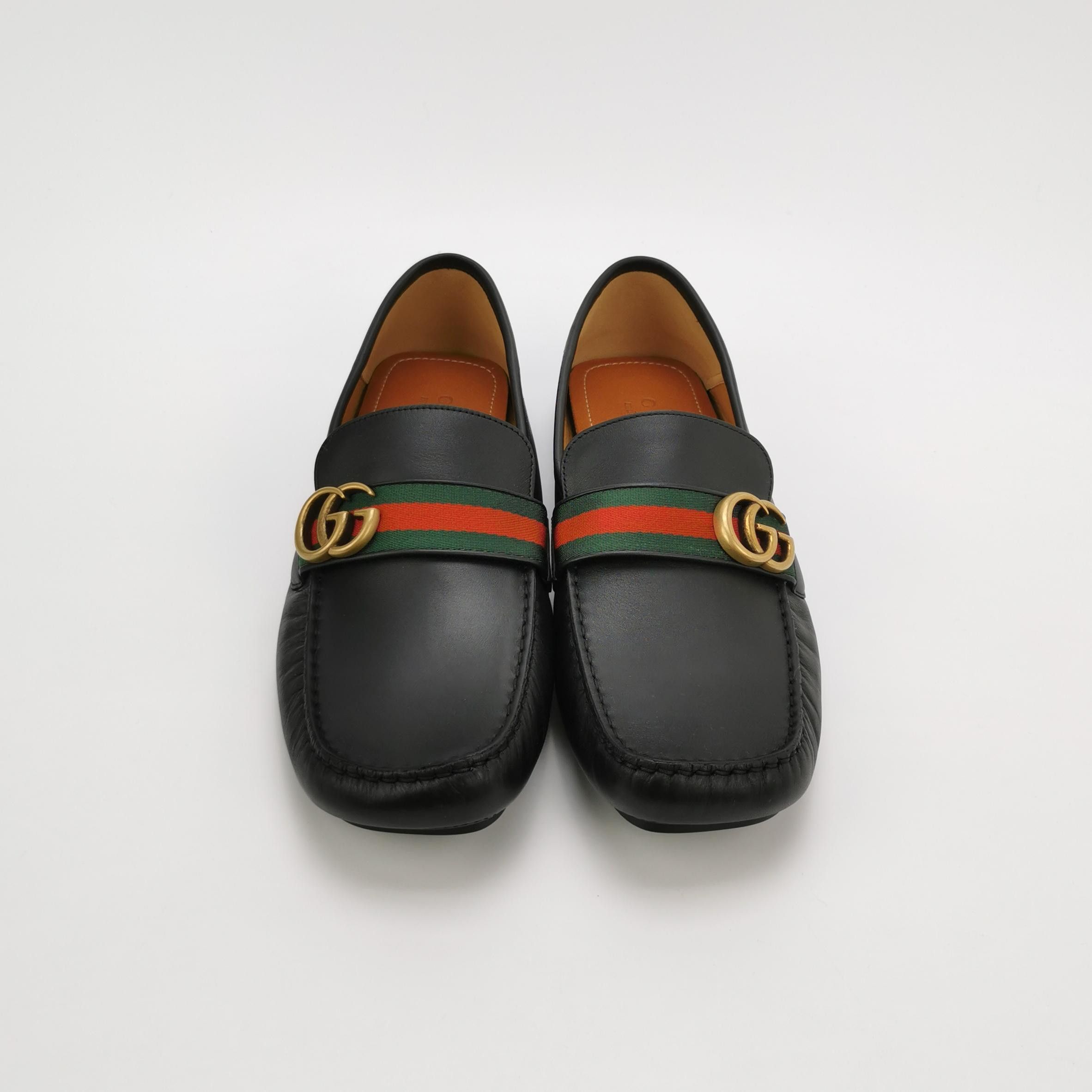 Gucci Gucci Web Interlocking G Loafers Size 11.5 Size US 12 / EU 45 - 4 Thumbnail
