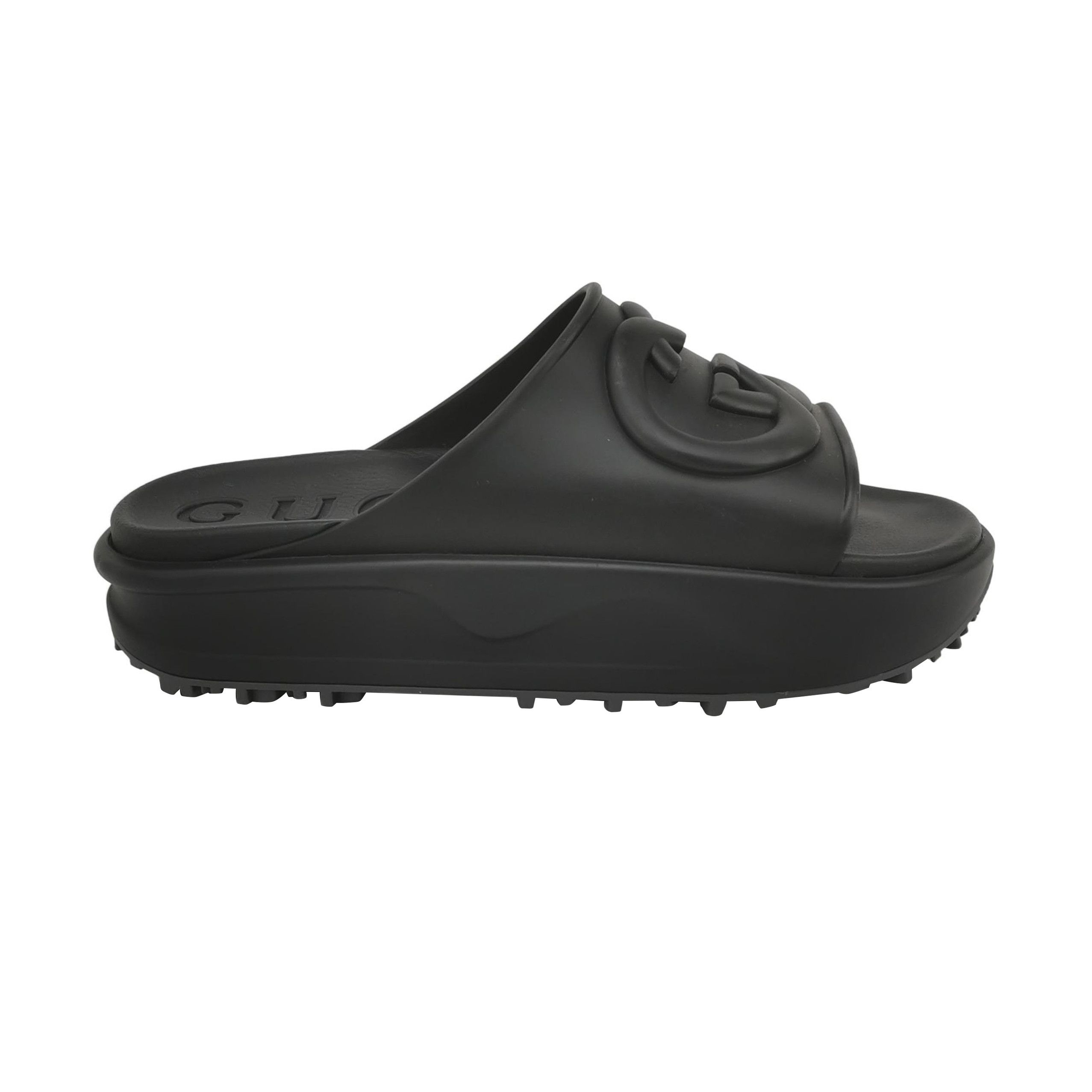 Gucci Gucci Double G Logo Platform Slides 9 Size US 10 / EU 43 - 2 Thumbnail