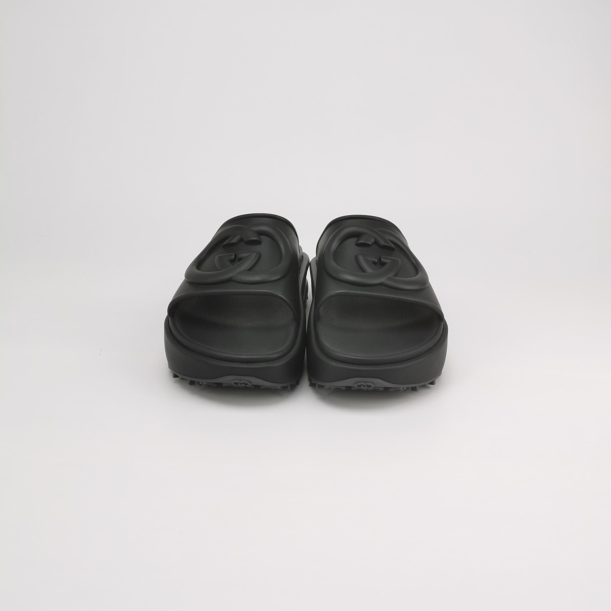 Gucci Gucci Double G Logo Platform Slides 9 Size US 10 / EU 43 - 4 Thumbnail