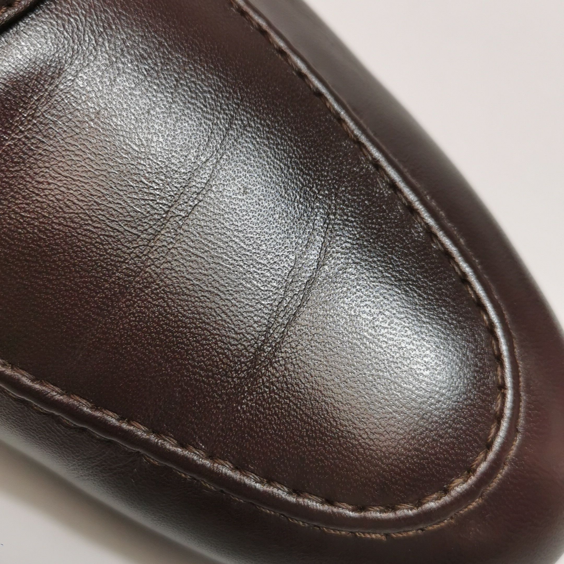 Gucci Gucci Interlocking G Brown Leather Loafers 6 Size US 7 / EU 40 - 12 Thumbnail