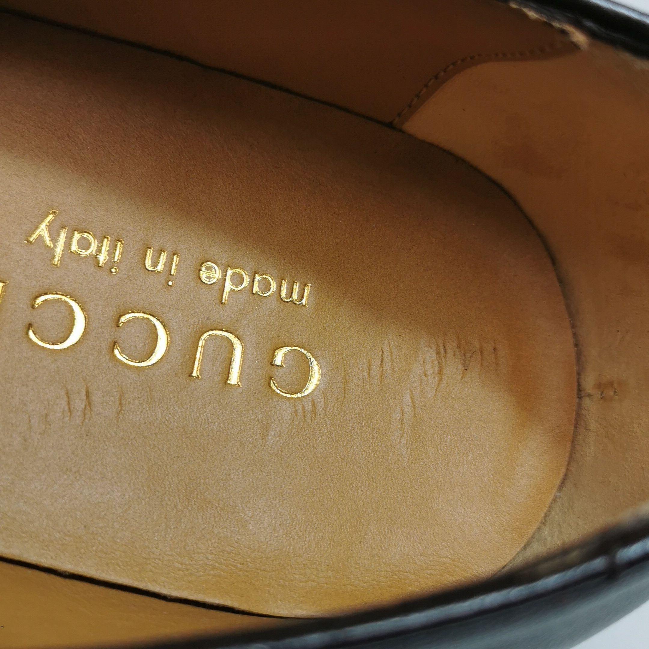Gucci Gucci Interlocking G Brown Leather Loafers 6 Size US 7 / EU 40 - 8 Thumbnail