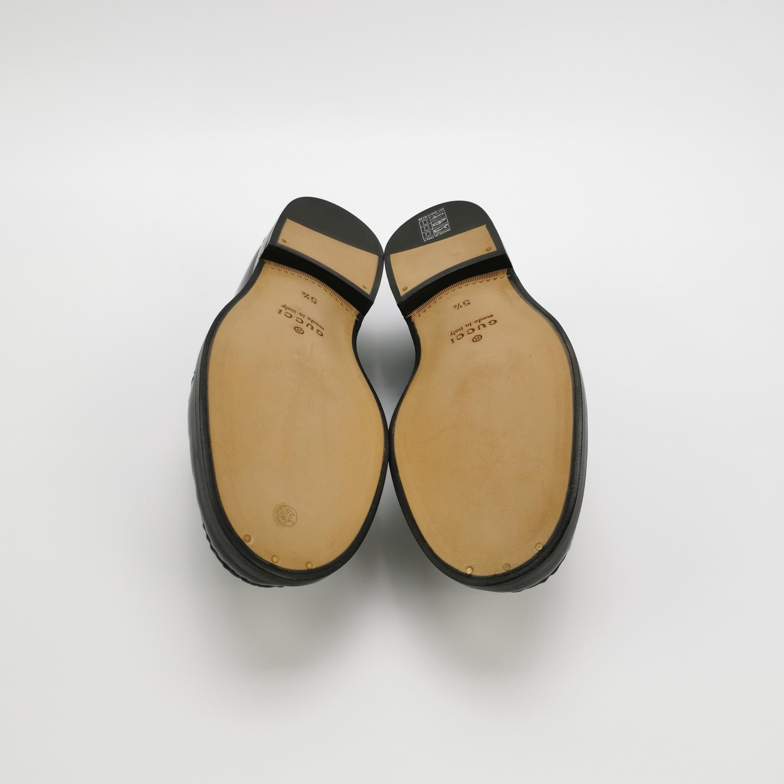 Gucci Gucci Interlocking G Leather Loafers 5.5 Size US 6 / EU 39 - 6 Thumbnail