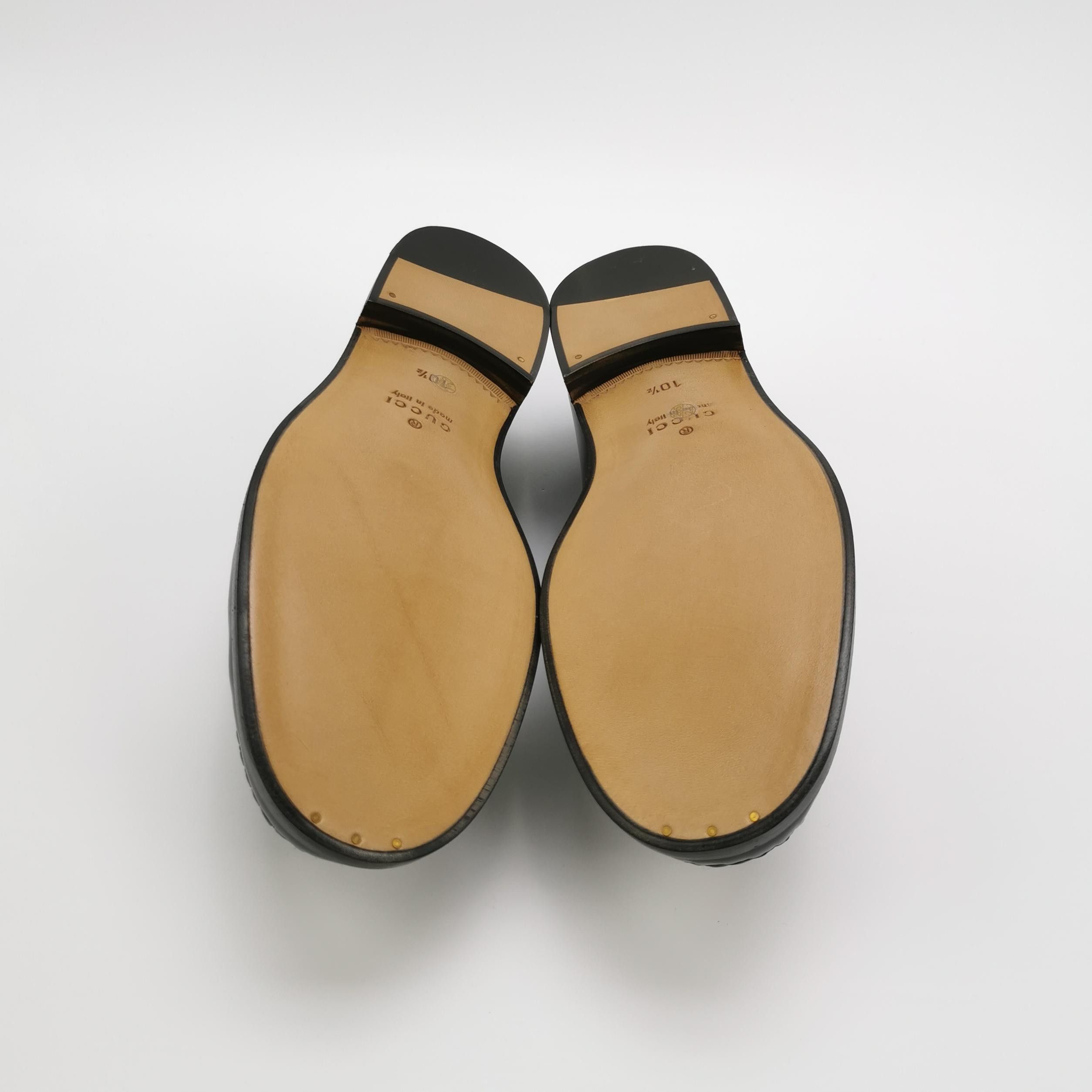 Gucci Gucci Interlocking G Leather Loafers 10.5 Size US 11 / EU 44 - 6 Thumbnail