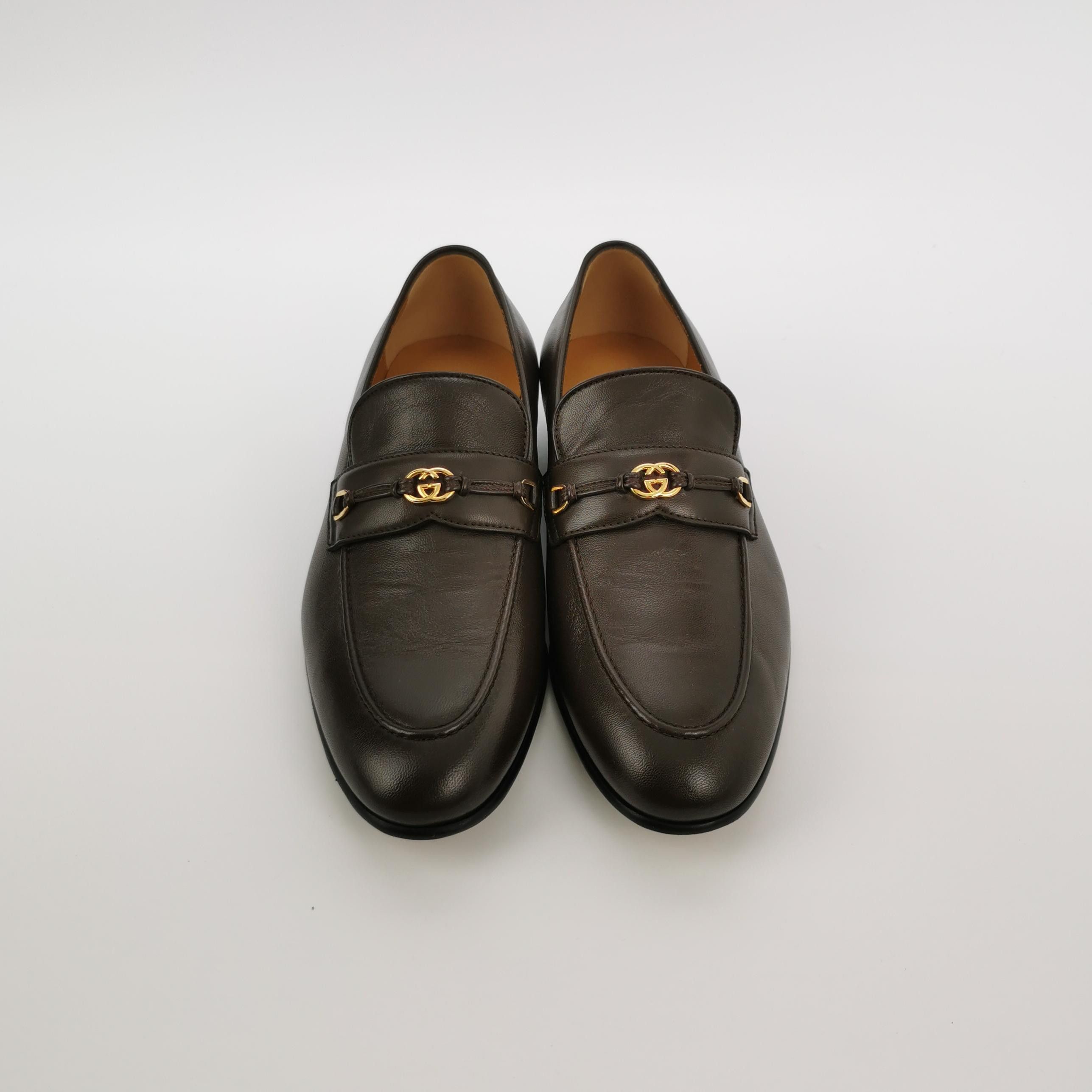 Gucci Gucci Interlocking G Leather Loafers 40 Size US 7 / EU 40 - 4 Thumbnail