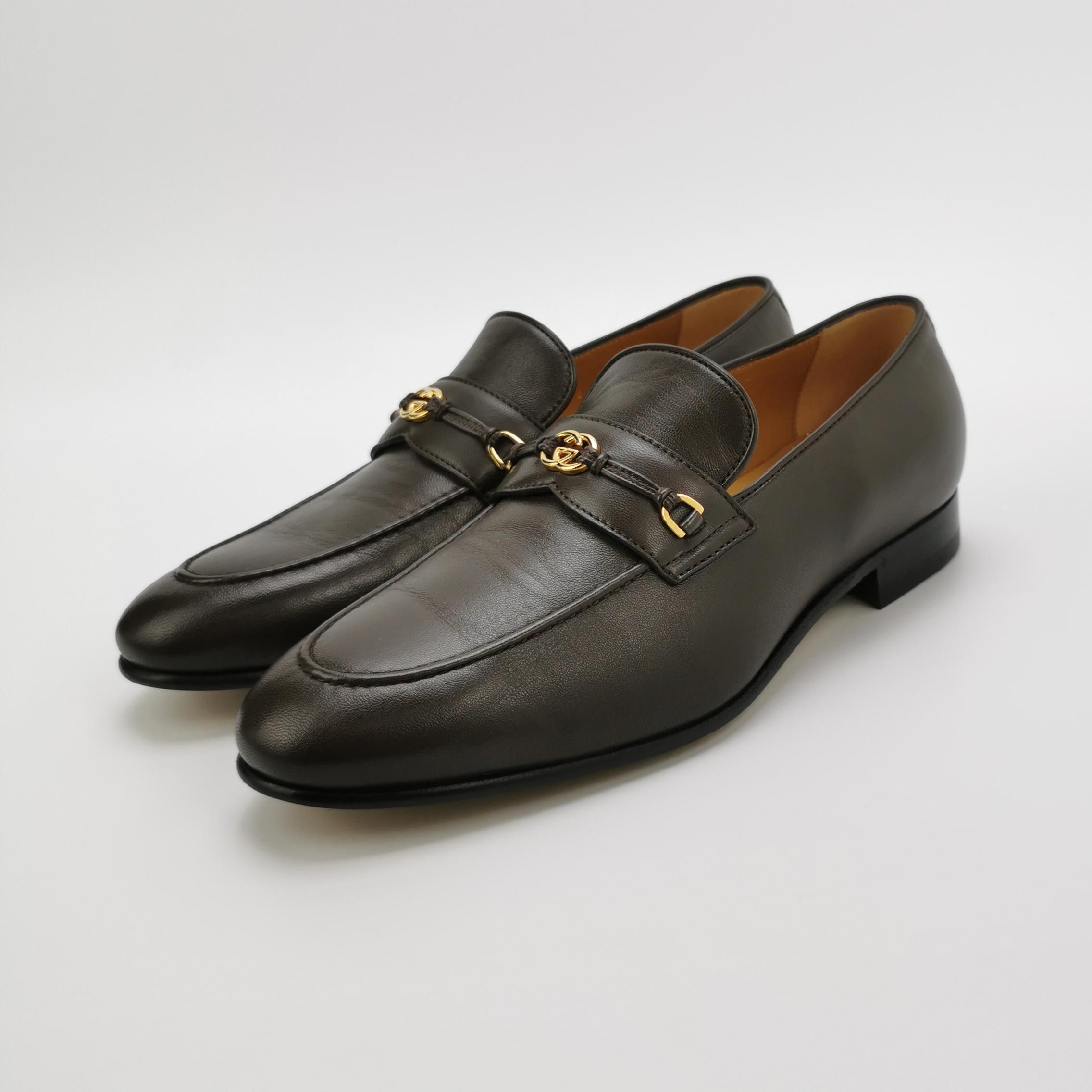 Gucci Gucci Interlocking G Leather Loafers 40 Size US 7 / EU 40 - 3 Thumbnail