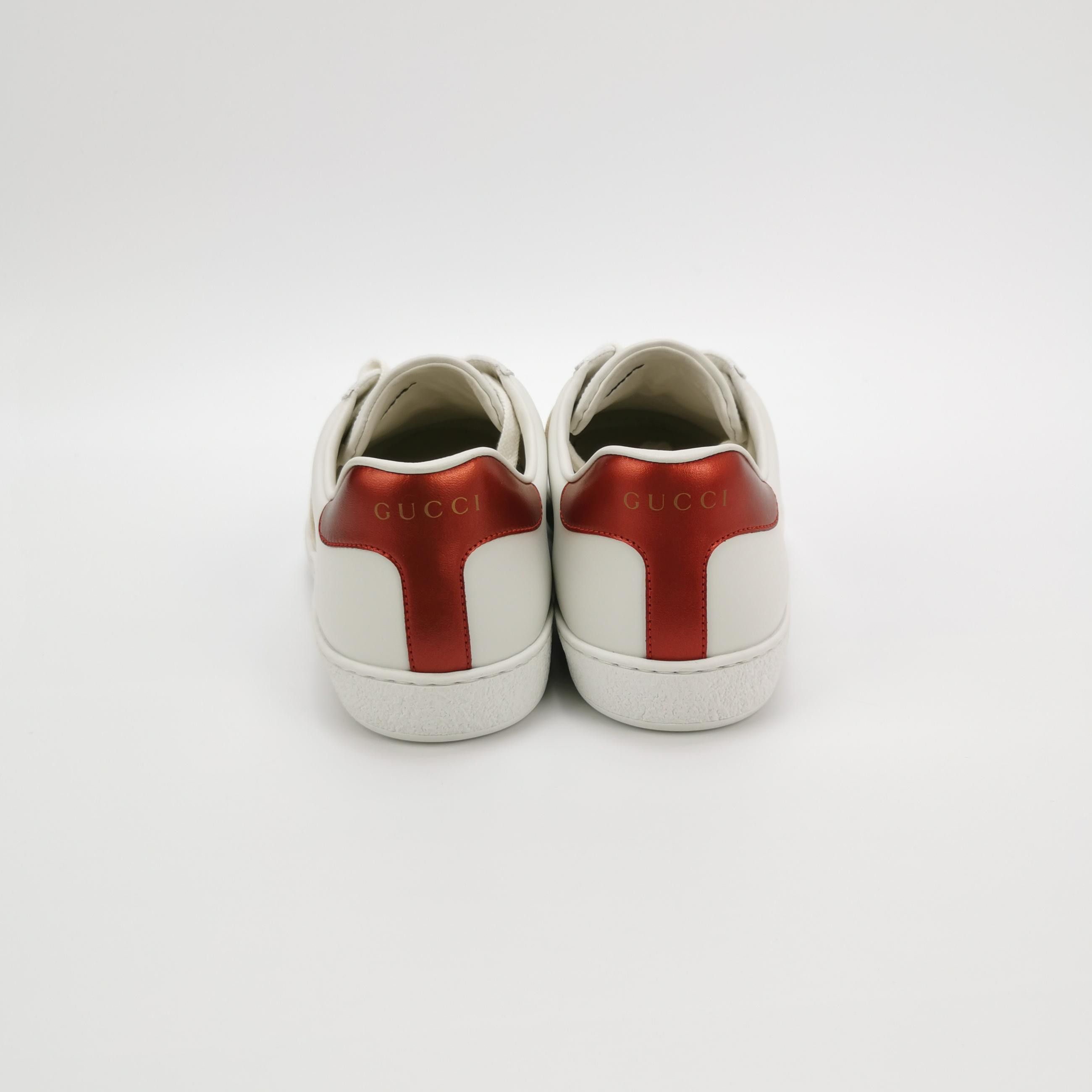 Gucci Gucci Logo Band Ace Sneakers 38.5 Size US 8.5 / IT 38.5 - 5 Thumbnail