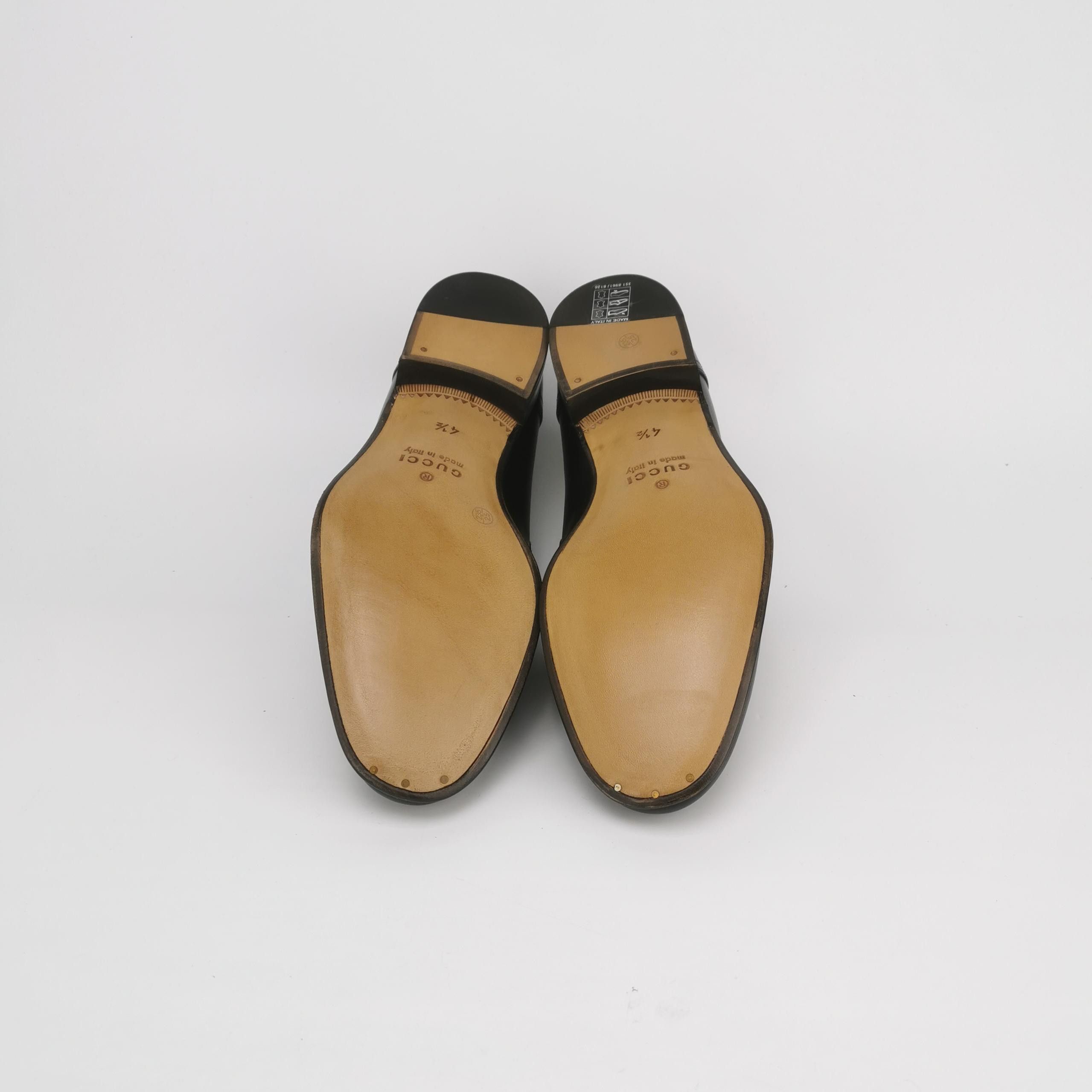 Gucci Gucci Interlocking G Leather Loafers Size 4.5 Size US 5.5 / EU 38 - 6 Thumbnail