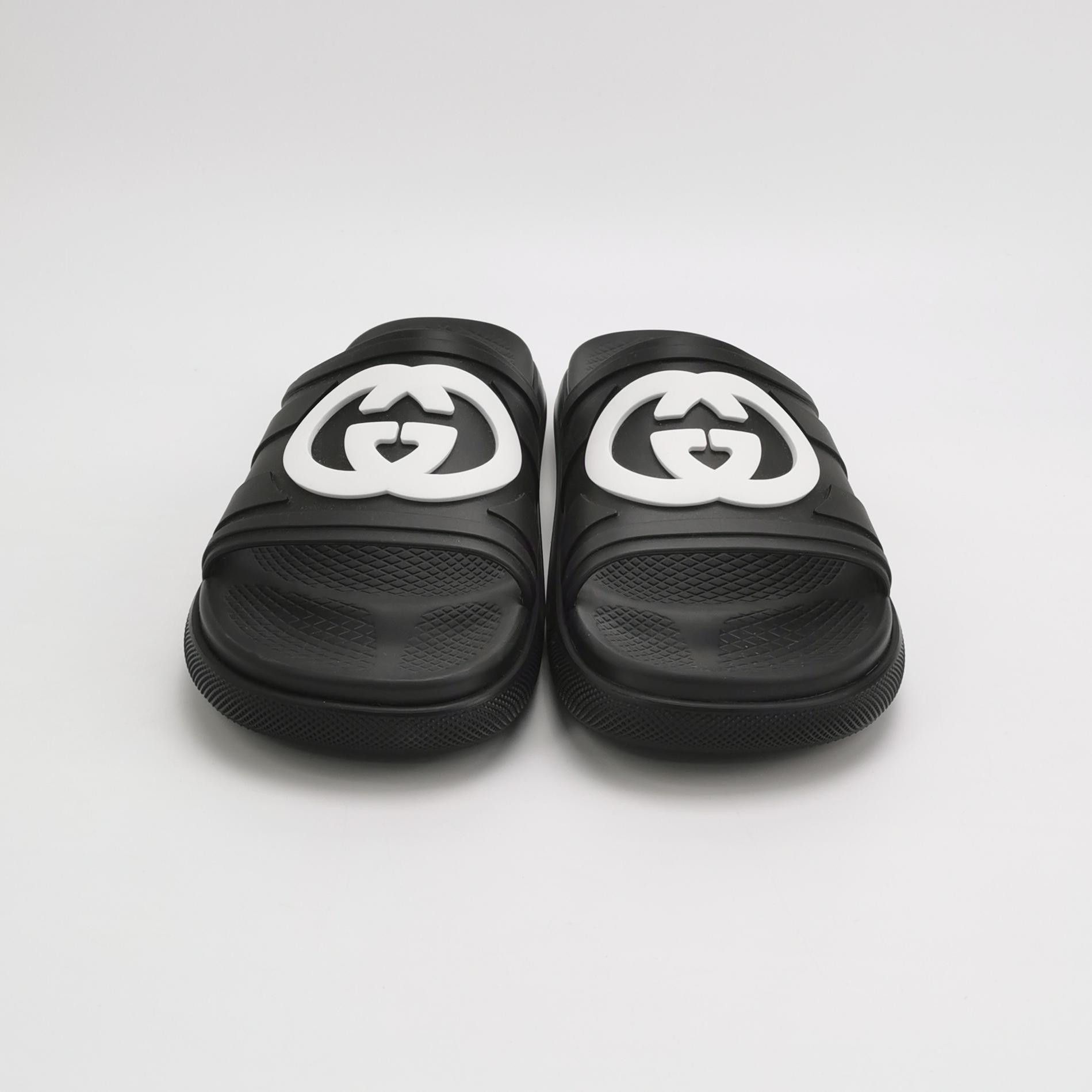 Gucci Gucci Interlocking G Rubber Sandals 44 Size US 11 / EU 44 - 4 Thumbnail