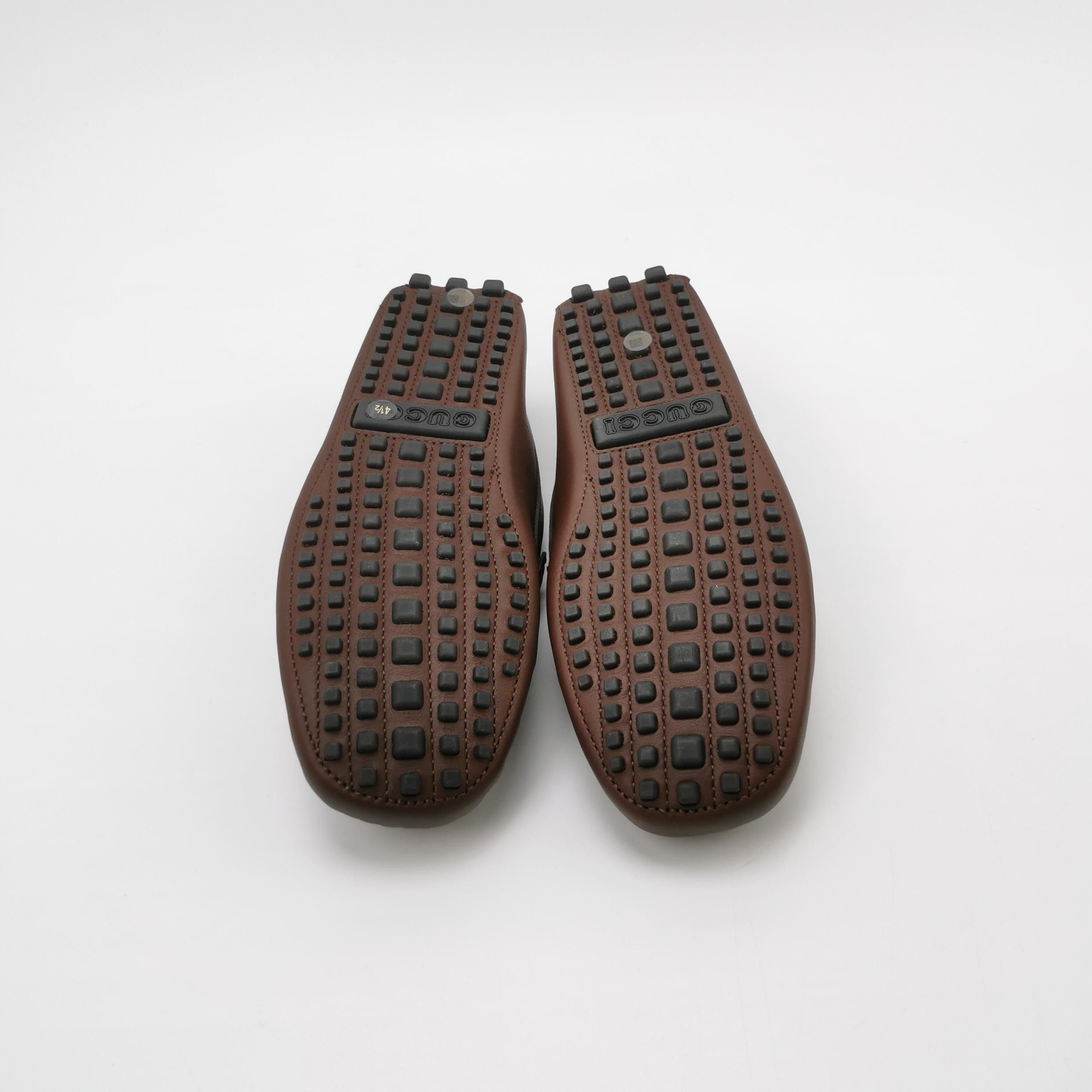 Gucci Gucci Horsebit Web Stripe Driving Loafers 38.5 Size US 5.5 / EU 38 - 6 Thumbnail
