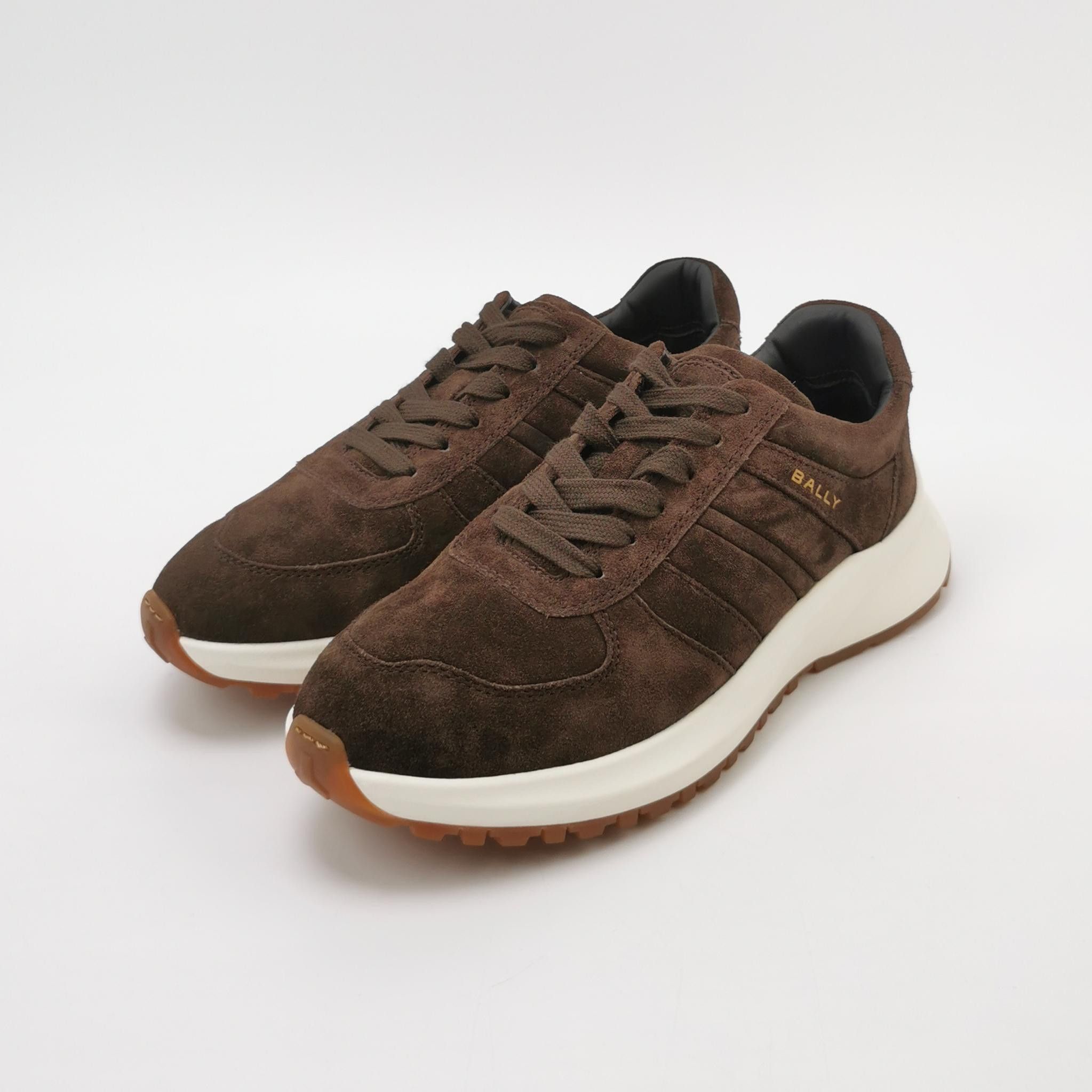 Bally Bally Brown Suede Logo Sneakers EU 41.5 Size US 8 / EU 41 - 3 Thumbnail
