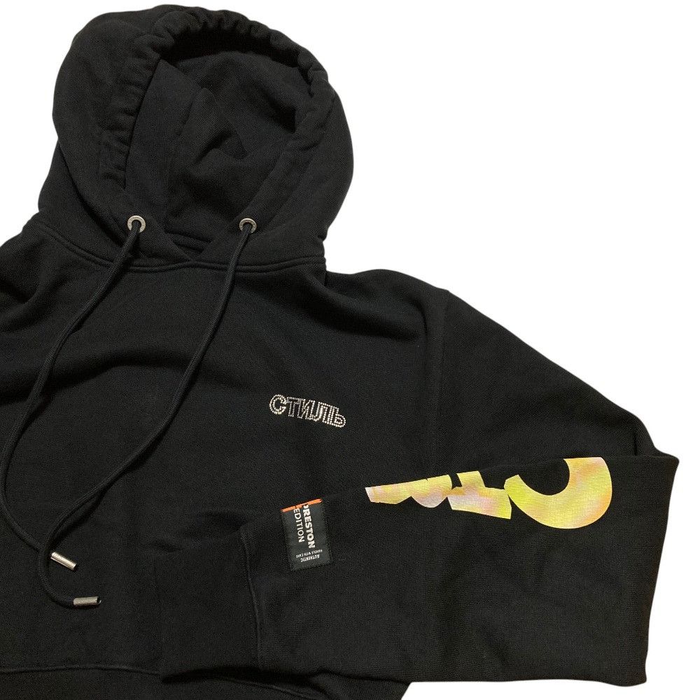 Other Other HERON PRESTON Rhinestone Logo Cropped Hoodie Textile Sweatshirts & Hoodies HWBB021S22JER003 DUTY FREE for USA Size ONE SIZE - 3 Thumbnail