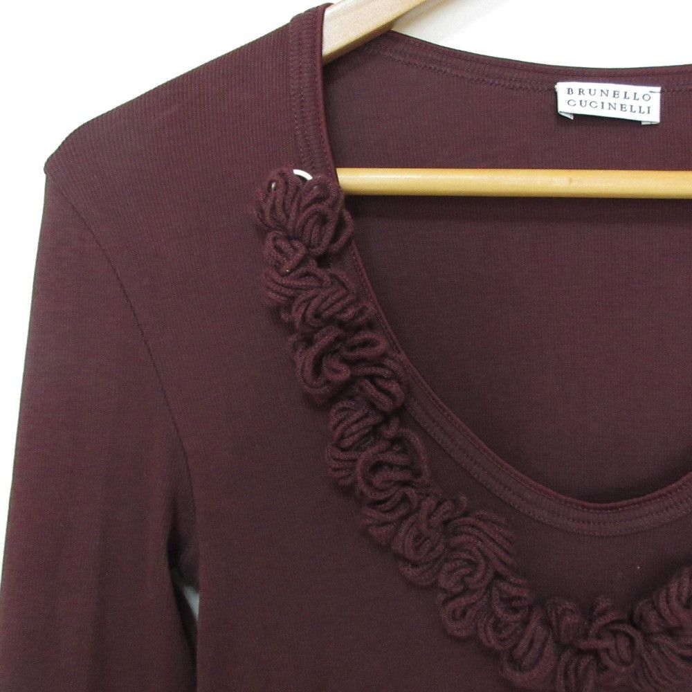 Brunello Cucinelli Brunello Cucinelli Brunello Cucinelli Cotton Knit Top Textile Tops DUTY FREE for USA Size ONE SIZE - 3 Thumbnail