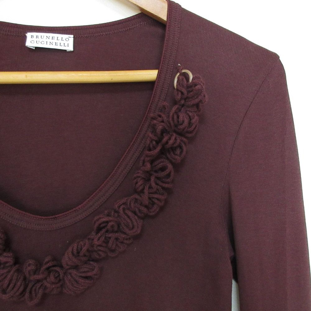Brunello Cucinelli Brunello Cucinelli Brunello Cucinelli Cotton Knit Top Textile Tops DUTY FREE for USA Size ONE SIZE - 4 Thumbnail