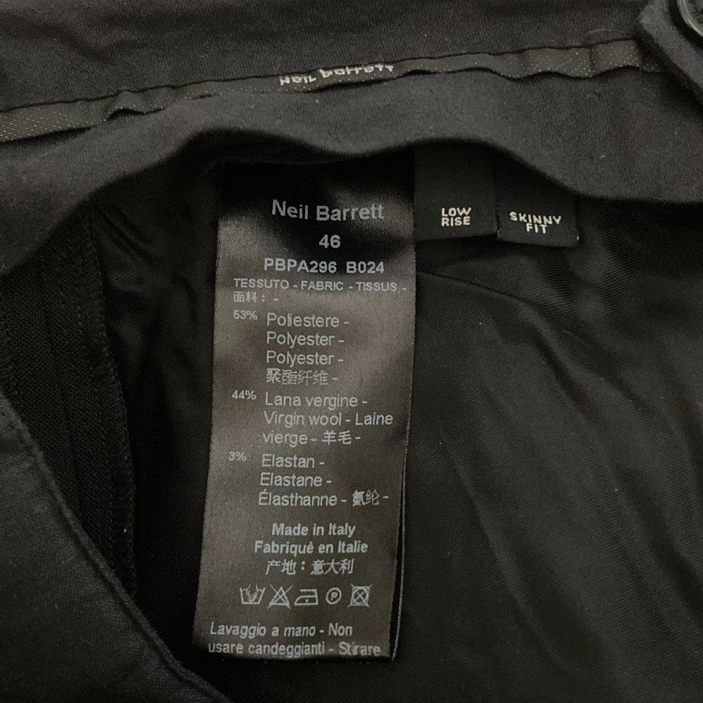 Other Other Neil Barrett Hem Zip Slacks Others Bottoms DUTY FREE for USA Size ONE SIZE - 4 Thumbnail