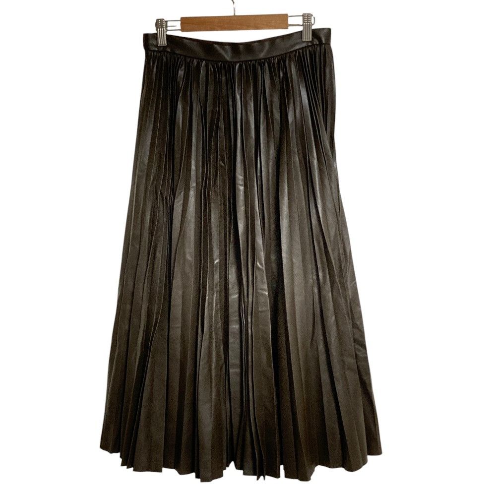 Other Other Drawer Faux Leather Pleated Skirt Plastic / Synthetic Skirts 6524-299-1611 DUTY FREE for USA Size ONE SIZE - 2 Thumbnail
