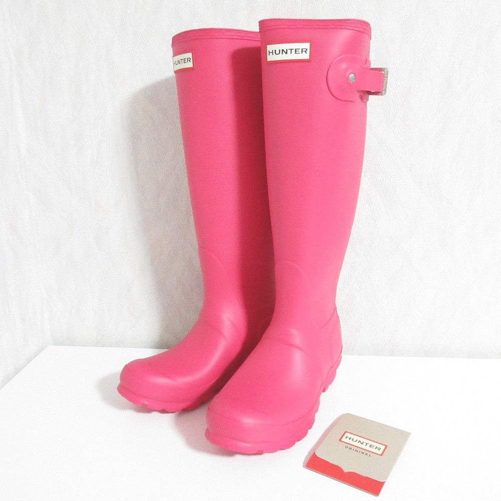 Other Other Hunter Long Rain Boots Plastic / Synthetic Shoes DUTY FREE for USA Size ONE SIZE - 9 Thumbnail