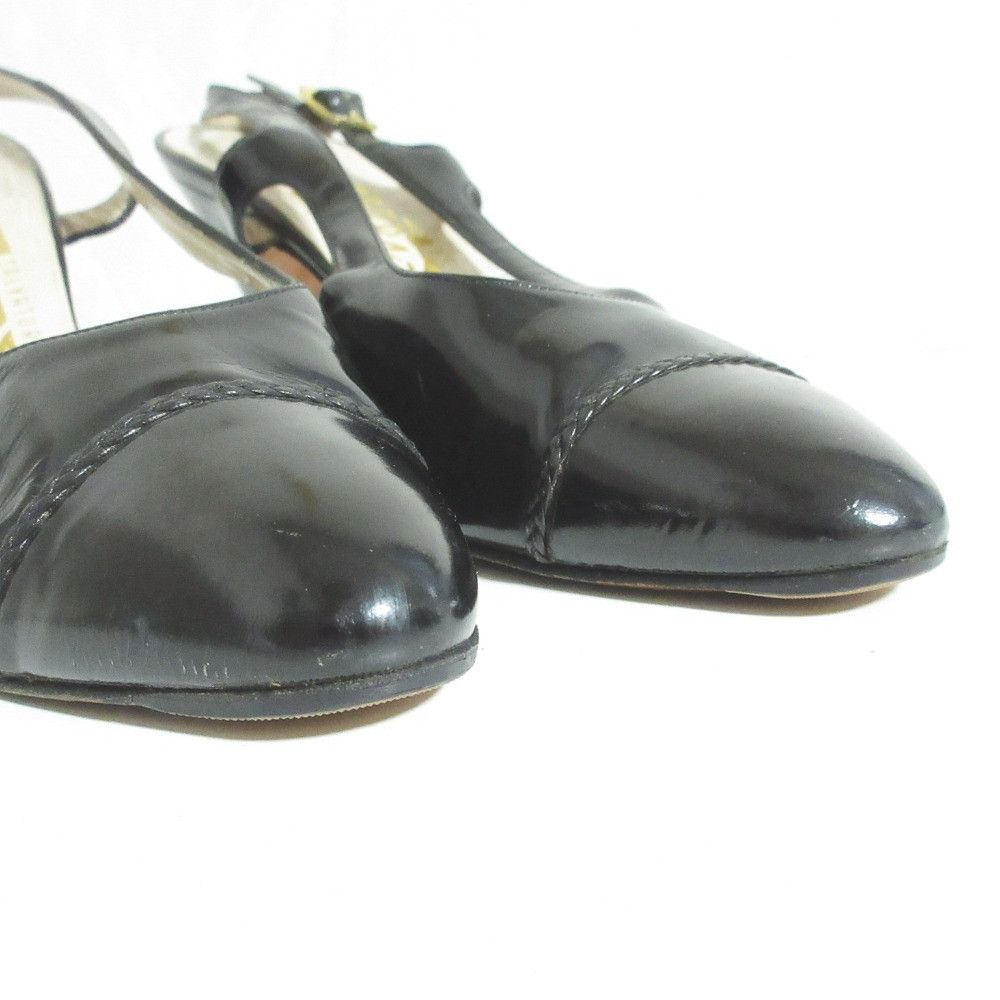 Salvatore Ferragamo Salvatore Ferragamo Salvatore Ferragamo Patent Leather Slingback Pumps Plastic / Synthetic Shoes DUTY FREE for USA Size ONE SIZE - 11 Thumbnail