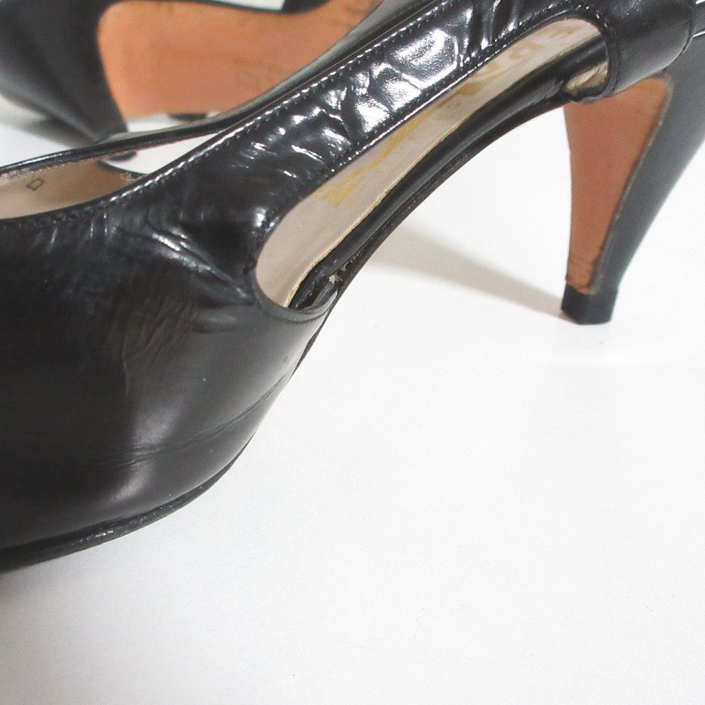 Salvatore Ferragamo Salvatore Ferragamo Salvatore Ferragamo Patent Leather Slingback Pumps Plastic / Synthetic Shoes DUTY FREE for USA Size ONE SIZE - 10 Thumbnail