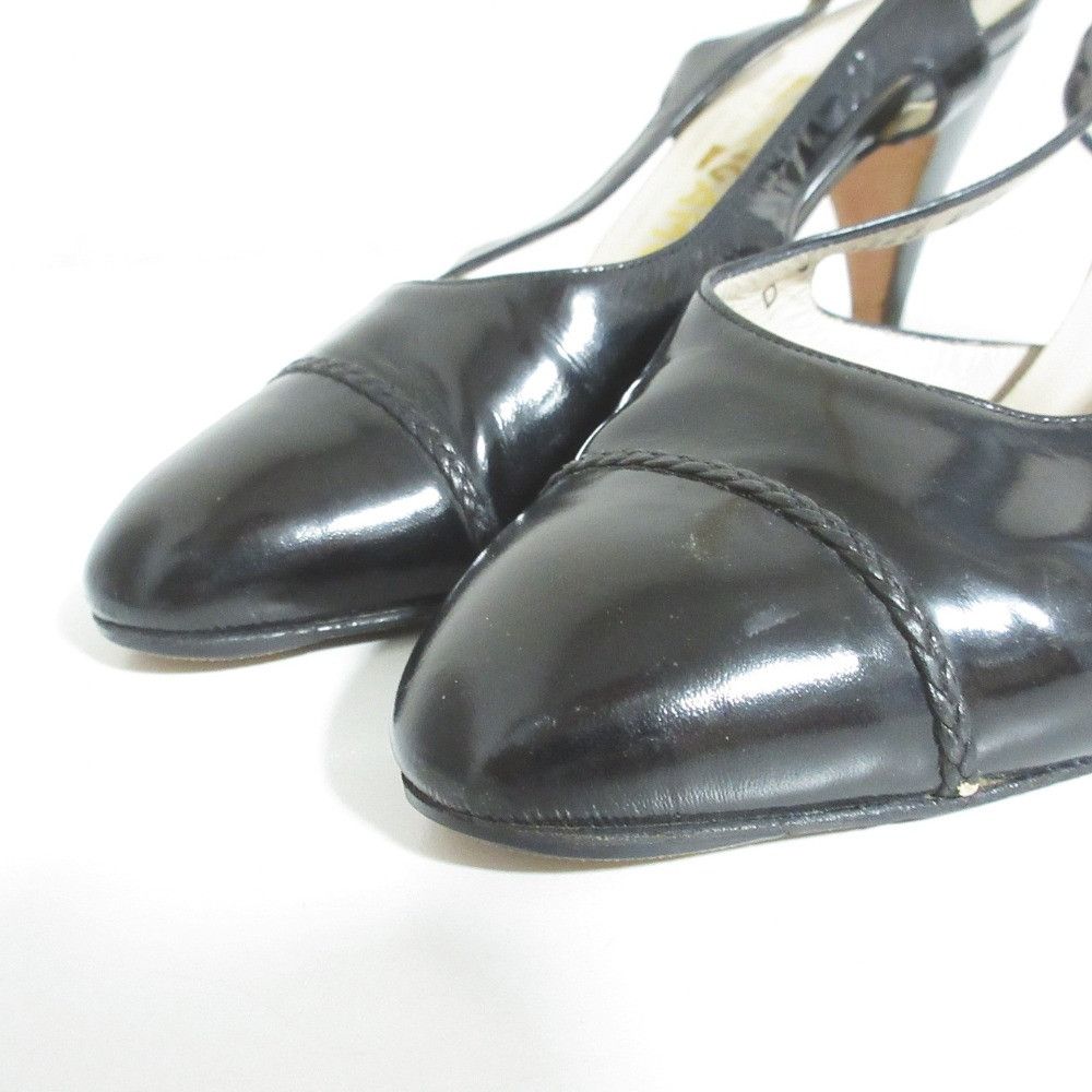 Salvatore Ferragamo Salvatore Ferragamo Salvatore Ferragamo Patent Leather Slingback Pumps Plastic / Synthetic Shoes DUTY FREE for USA Size ONE SIZE - 12 Thumbnail