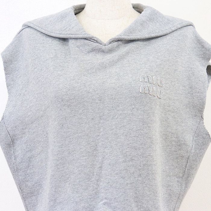 Miu Miu Miu Miu Miu Miu Cotton Sweatshirt Textile Tops DUTY FREE for USA Size ONE SIZE - 2 Thumbnail