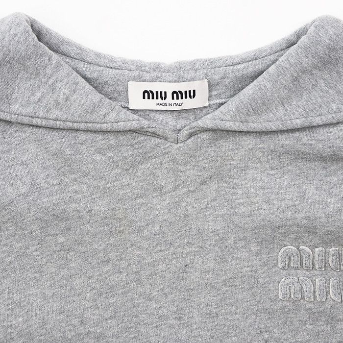 Miu Miu Miu Miu Miu Miu Cotton Sweatshirt Textile Tops DUTY FREE for USA Size ONE SIZE - 6 Thumbnail