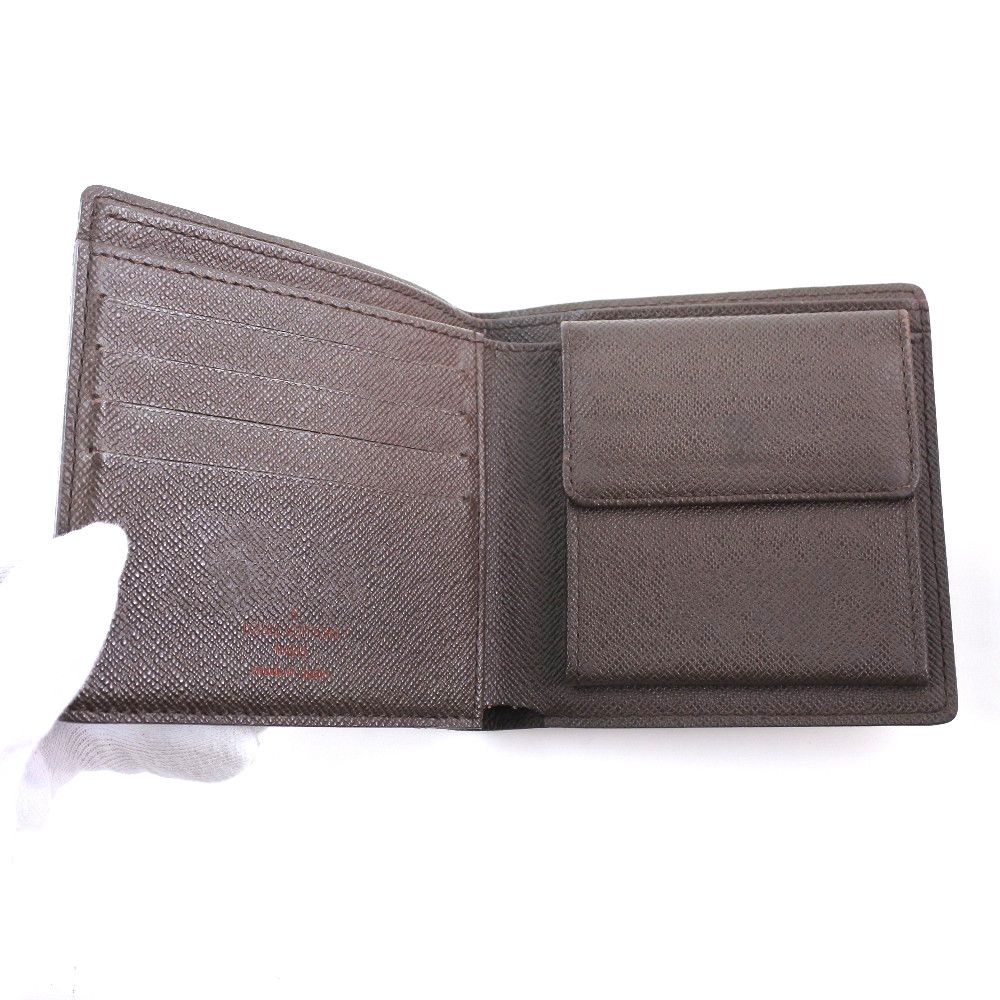 Louis Vuitton Louis Vuitton Louis Vuitton Portefeuille Marco Damier Wallet Textile Short Wallet N61675 DUTY FREE for USA Size ONE SIZE - 6 Thumbnail