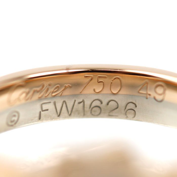 Cartier Cartier Cartier Double Heart Au750 Ring Size 49 Precious Metal Ring DUTY FREE for USA Size ONE SIZE - 5 Thumbnail